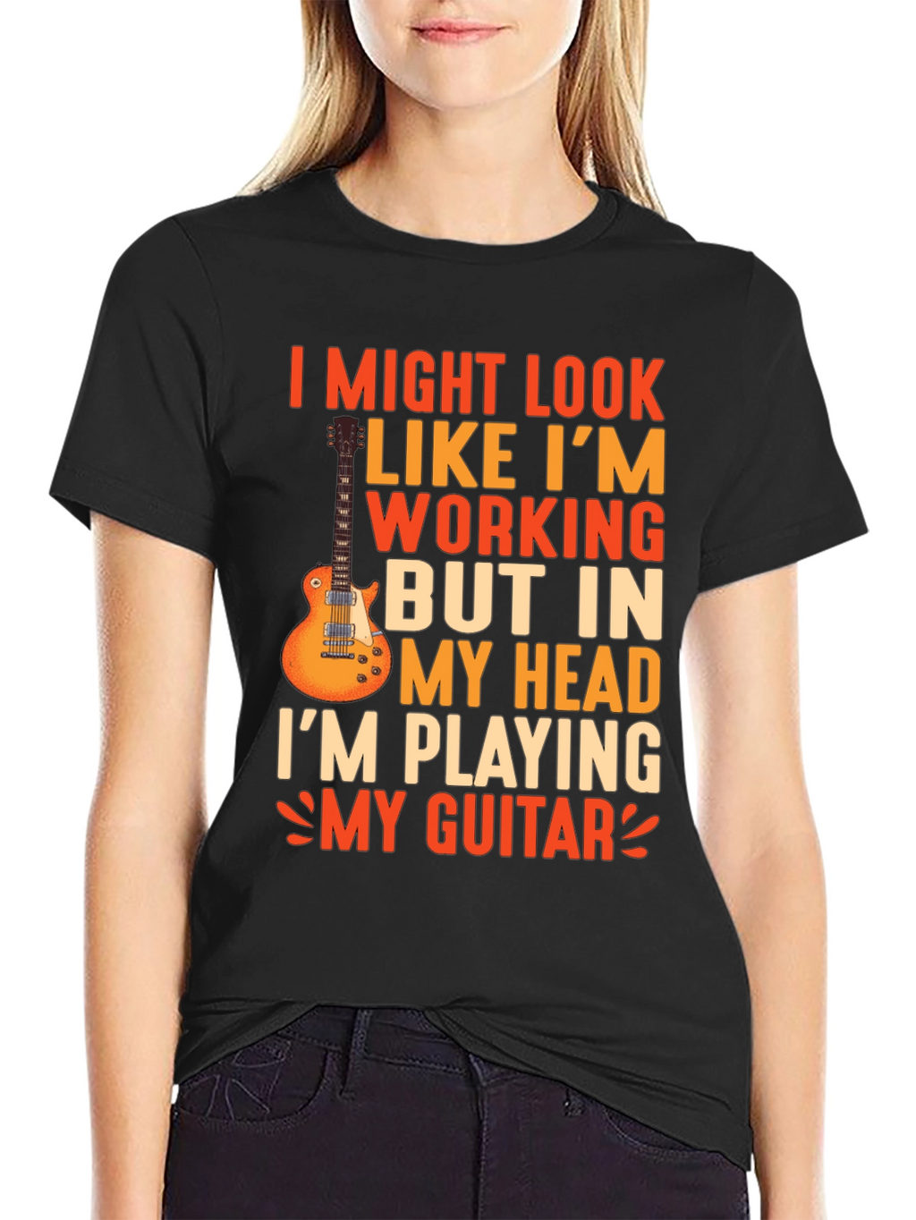 Guitar Player Graphic T-Shirt