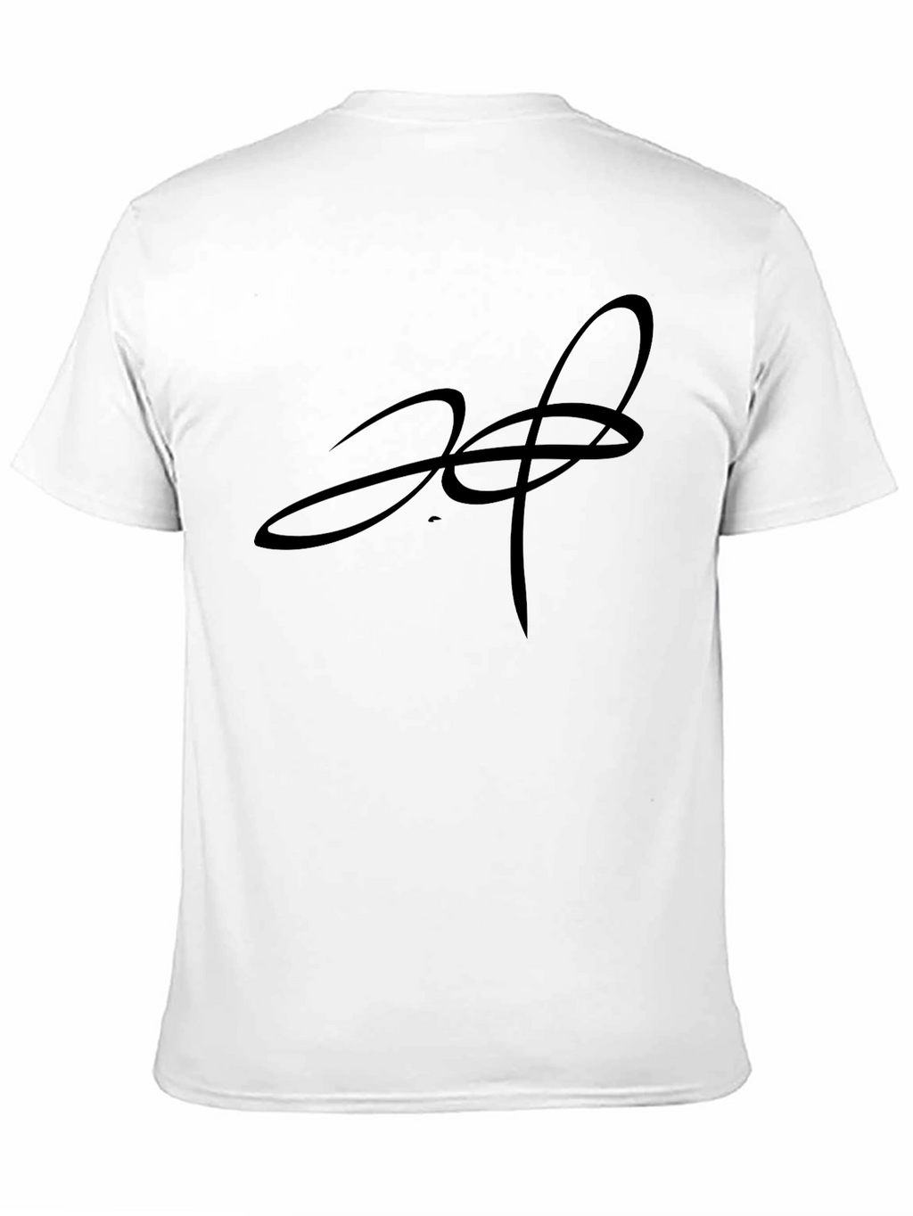 Abstract Graphic Print Black T-Shirt - Casual Style