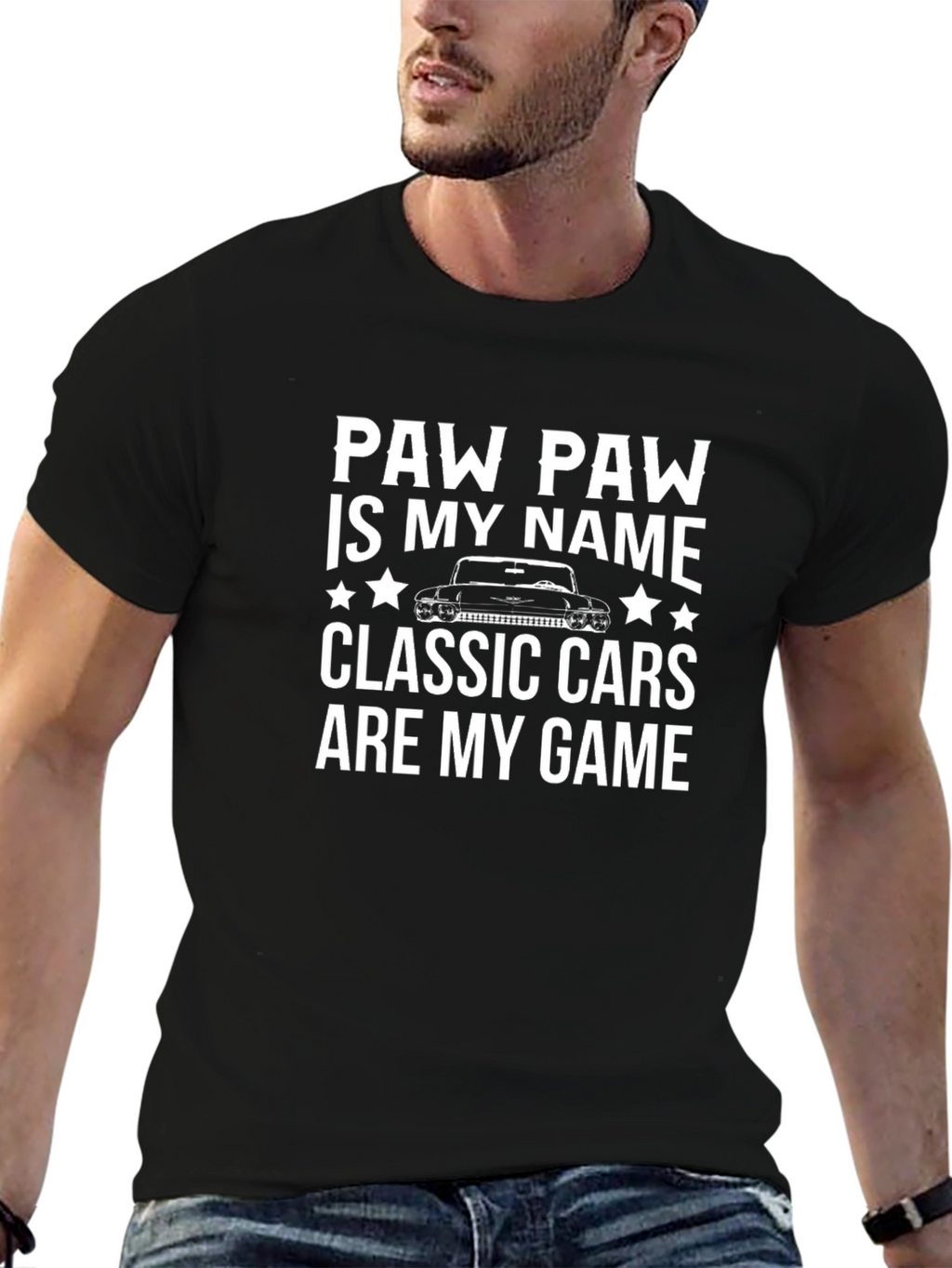 Paw Paw Classic Car T-Shirt - Grandfathers Game