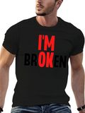 Im Broken Graphic Tee - Black T-Shirt