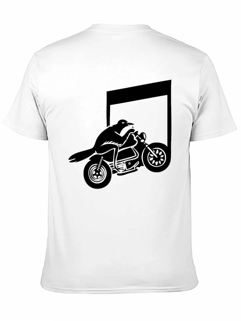 Raven Rider Graphic Tee - Mens Black T-Shirt