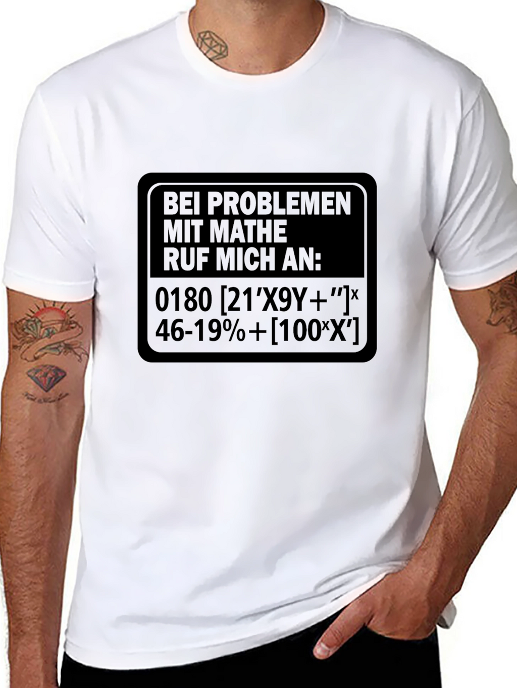 Math Problem T-Shirt - Funny German Saying