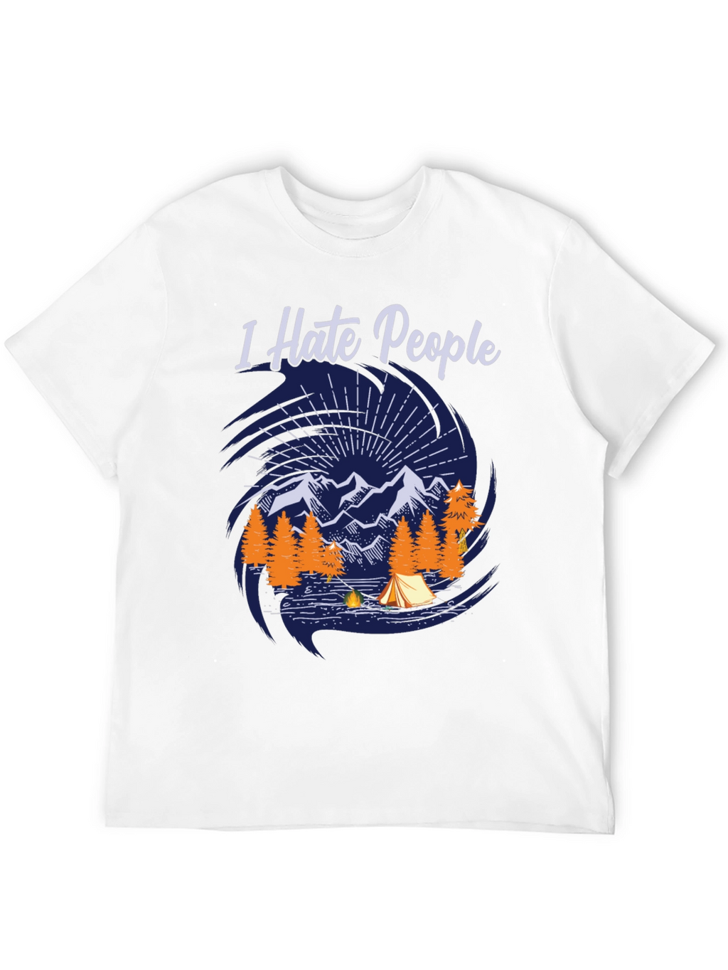 I Hate People Camping Graphic Tee