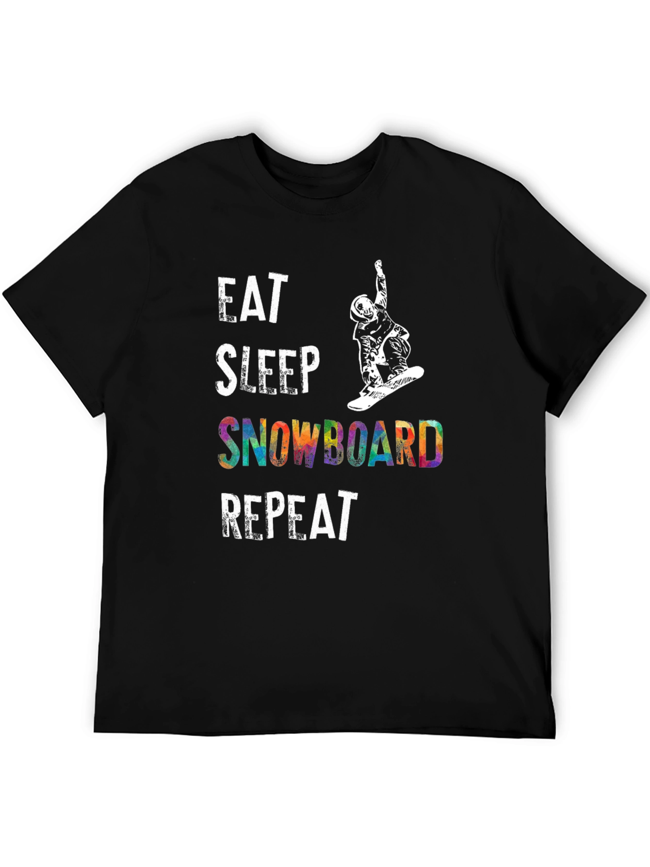 Eat Sleep Snowboard Repeat Graphic Tee
