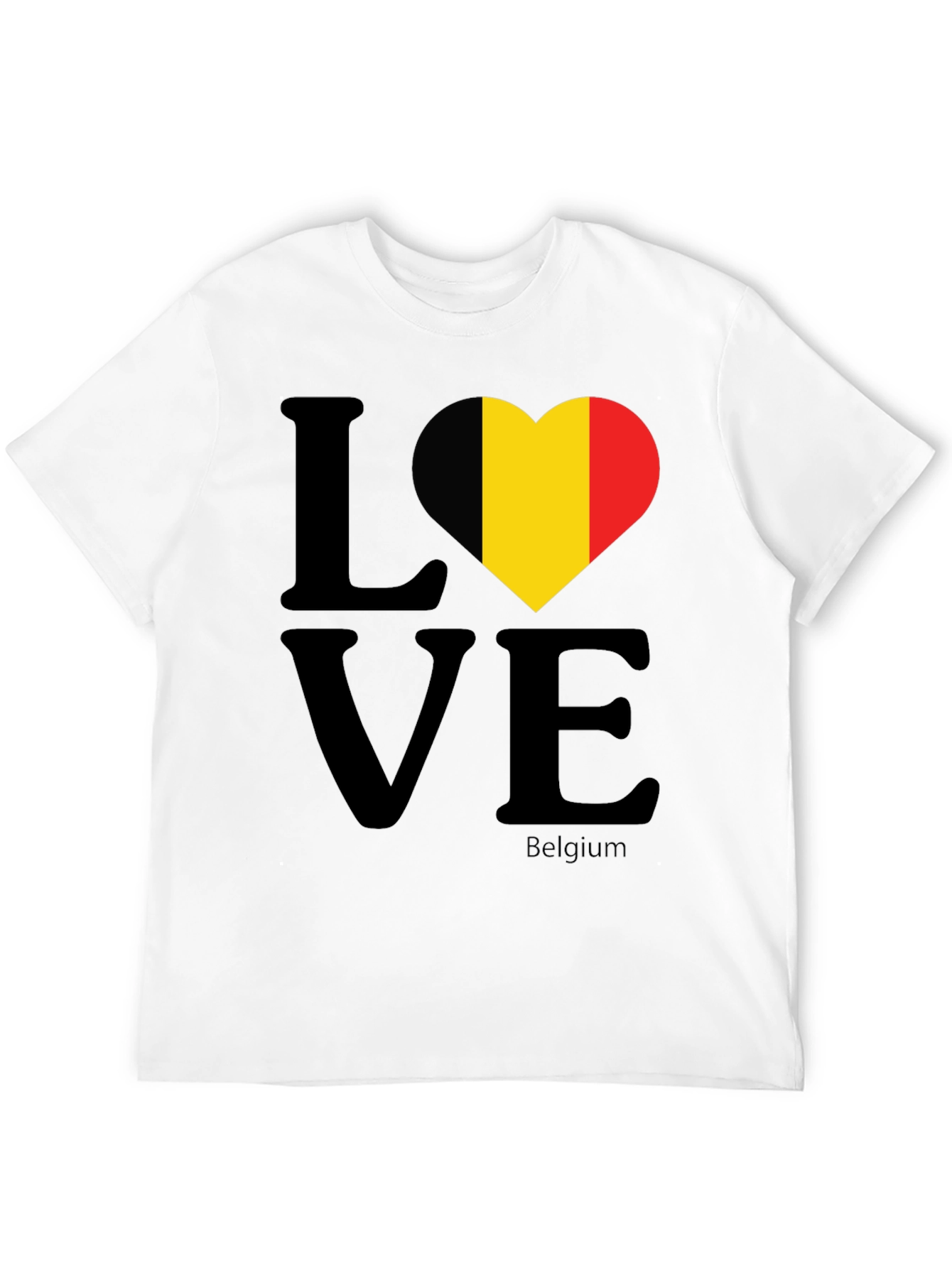 Belgium Love T-Shirt - Country Pride Tee