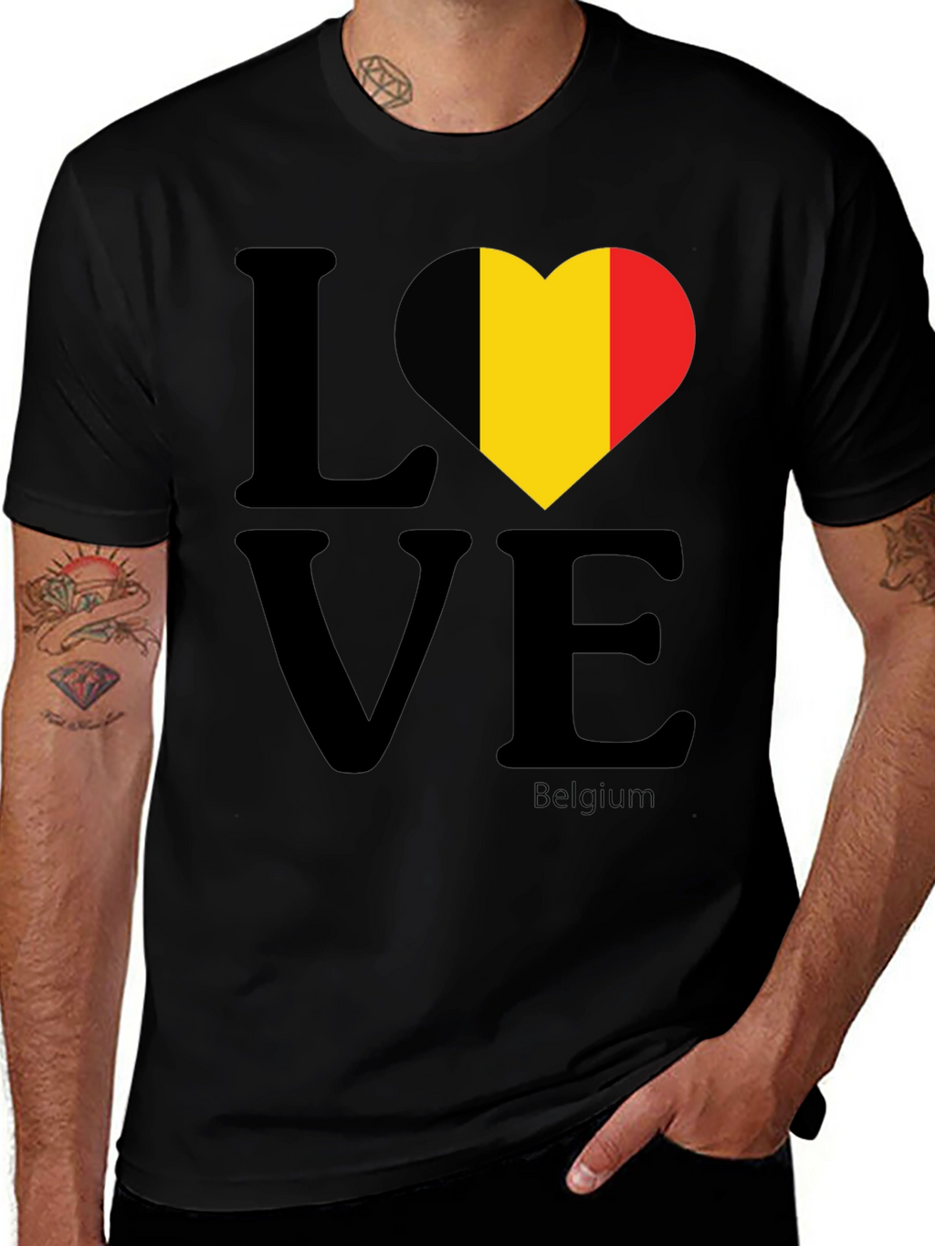 Belgium Love T-Shirt - Country Pride Tee