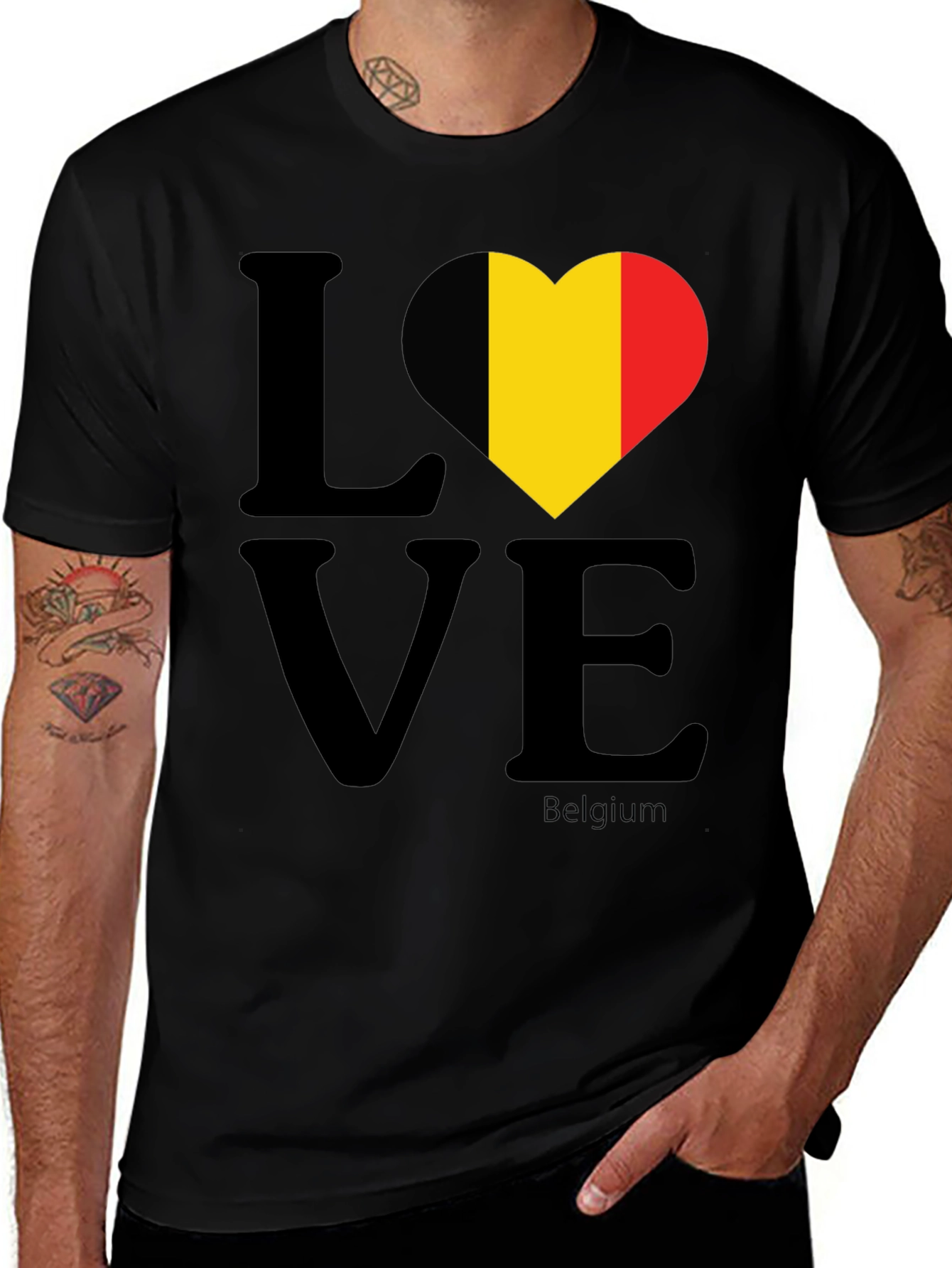 Belgium Love T-Shirt - Country Pride Tee