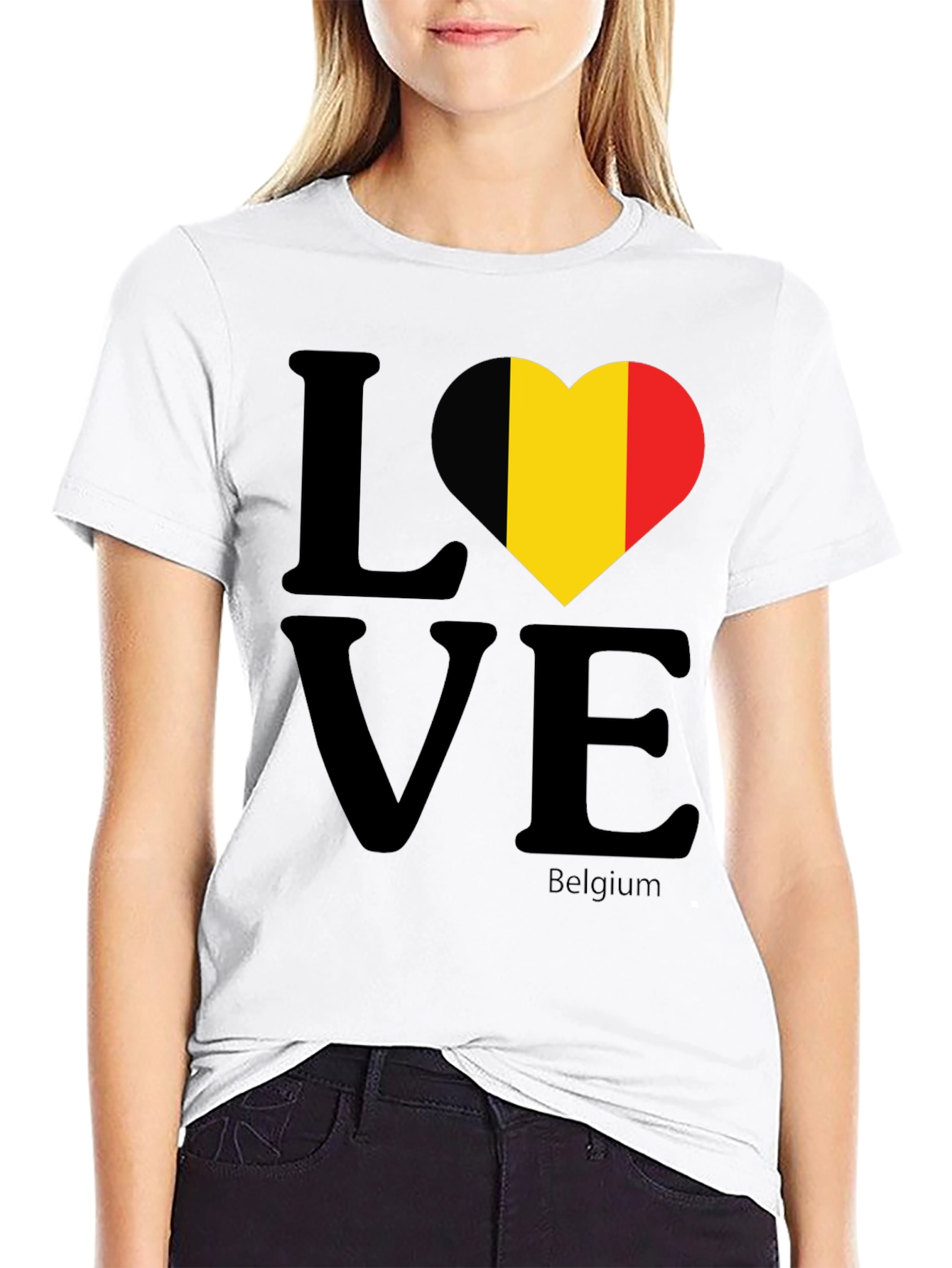 Belgium Love T-Shirt - Country Pride Tee