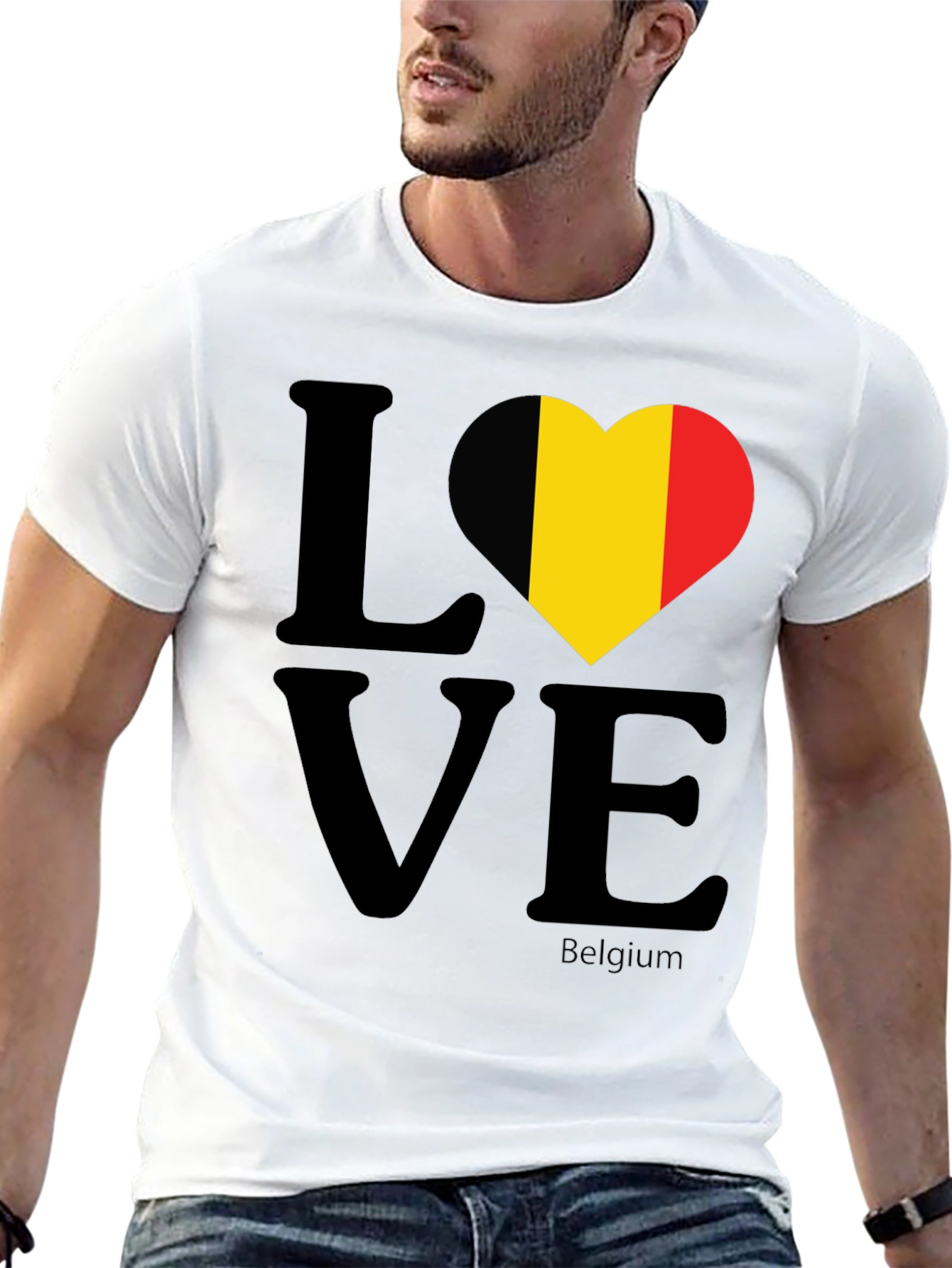 Belgium Love T-Shirt - Country Pride Tee