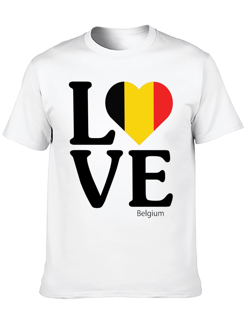 Belgium Love T-Shirt - Country Pride Tee