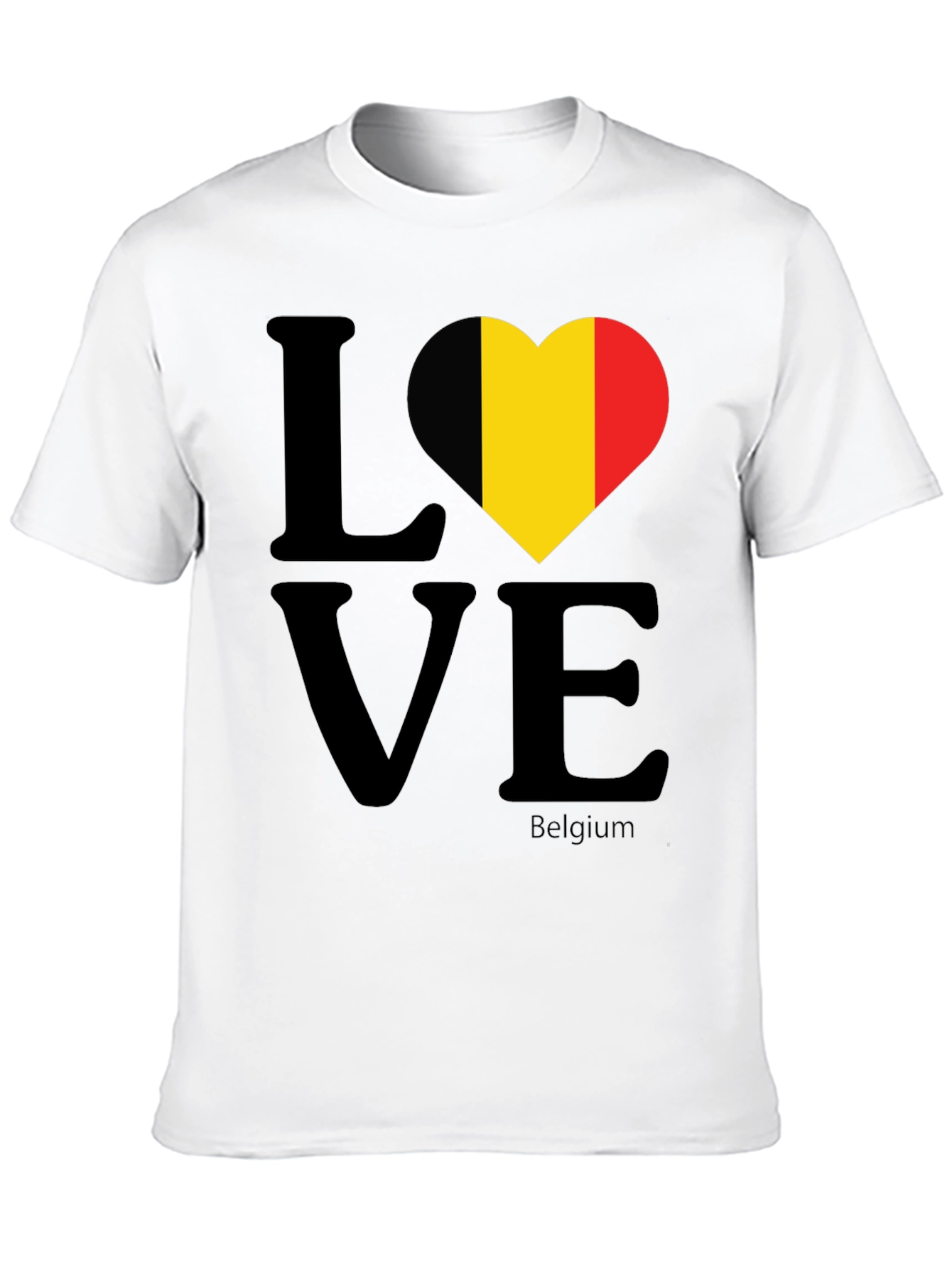 Belgium Love T-Shirt - Country Pride Tee