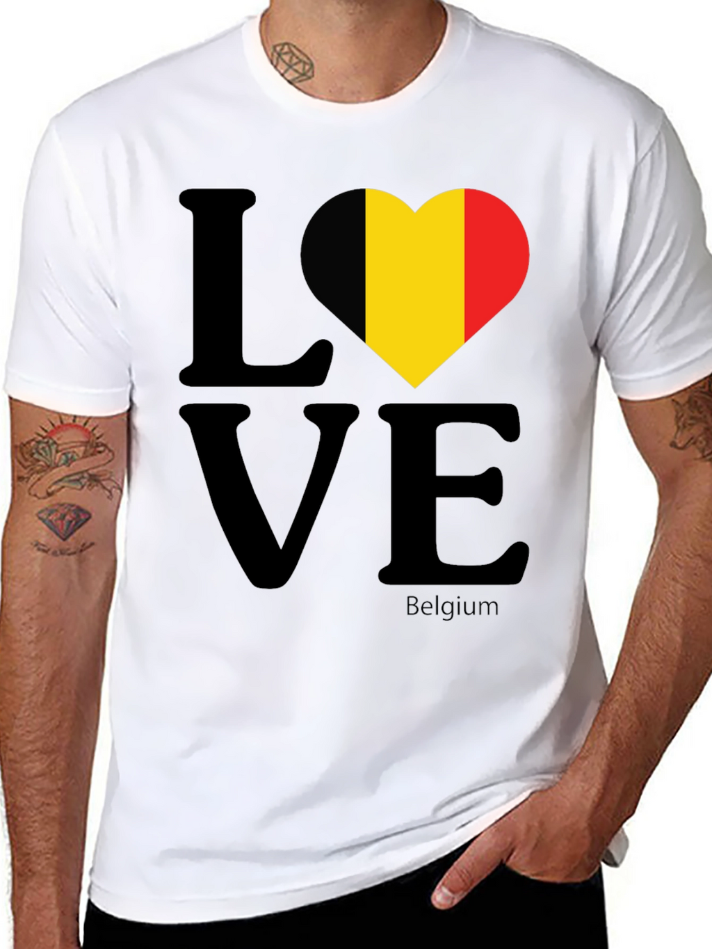 Belgium Love T-Shirt - Country Pride Tee