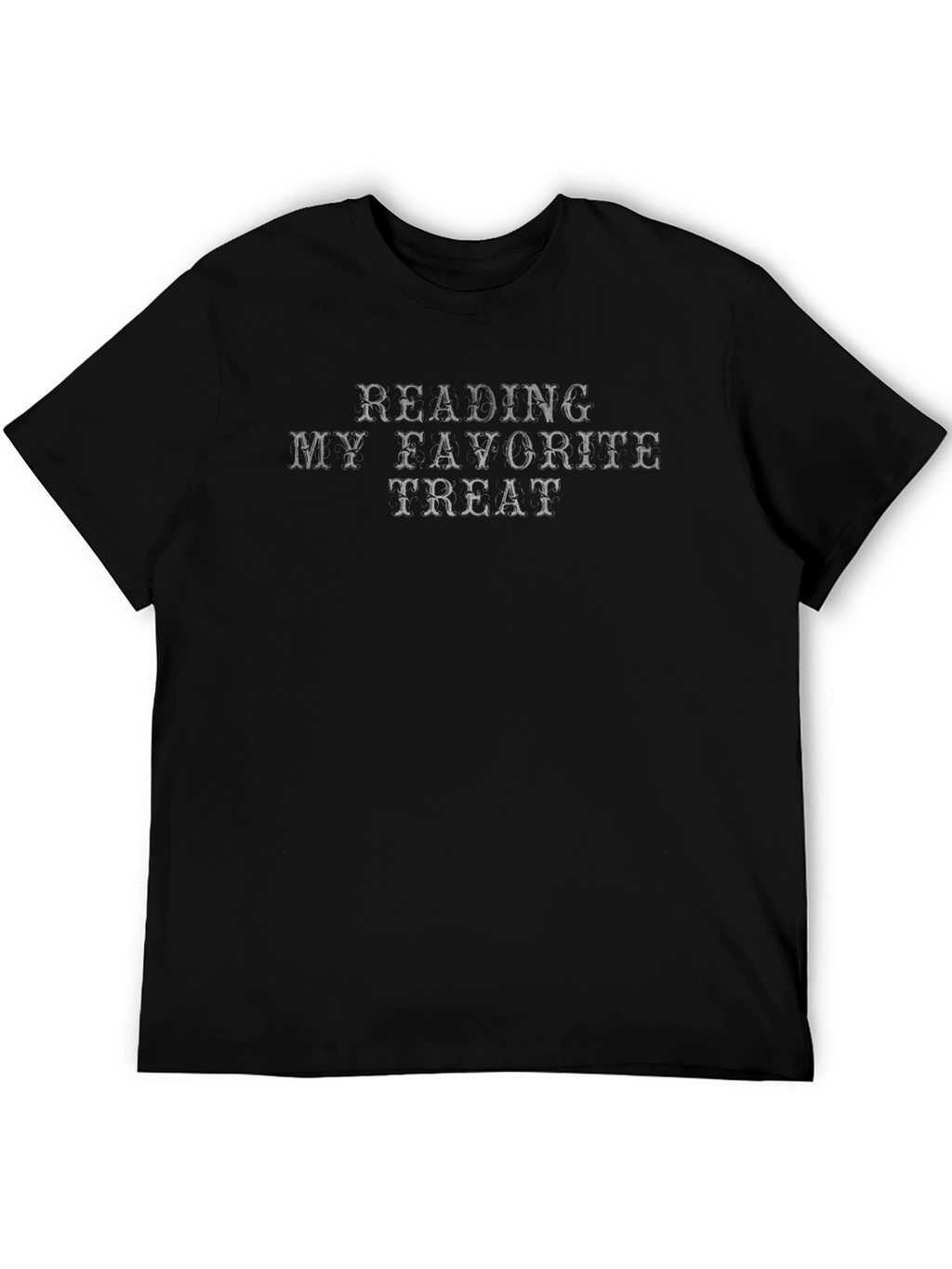 Reading My Favorite Treat Black T-Shirt