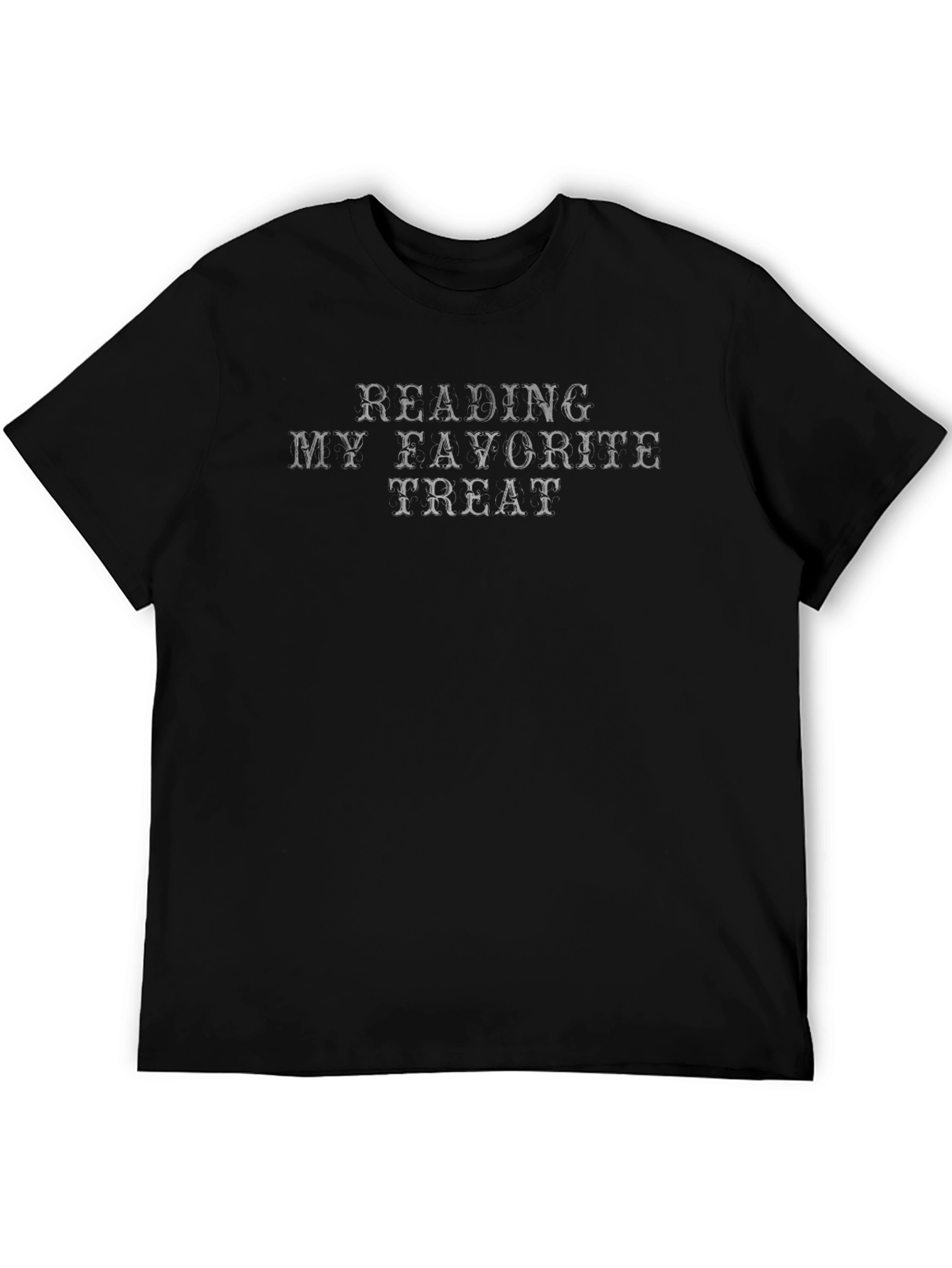 Reading My Favorite Treat Black T-Shirt