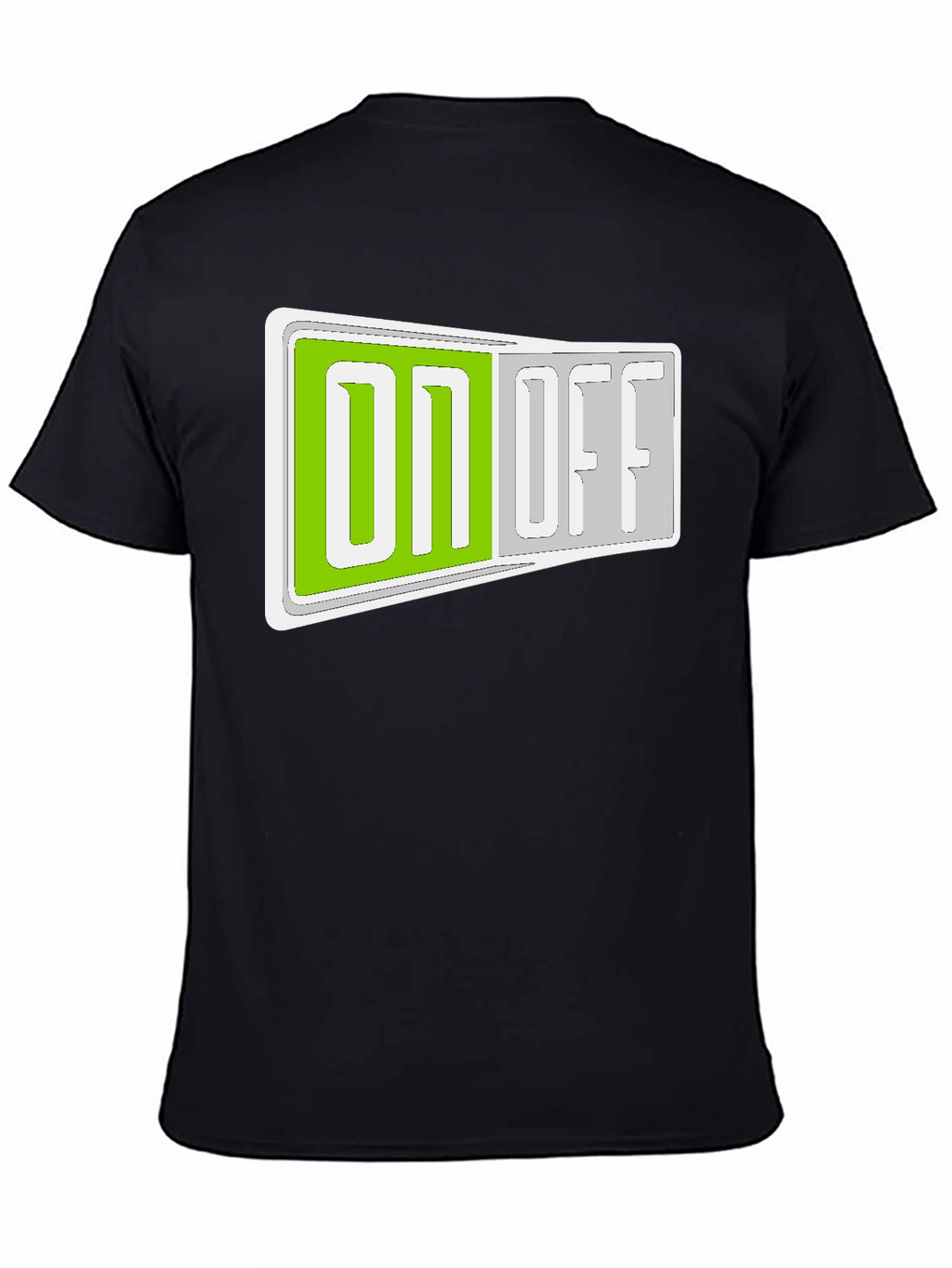 On/Off Toggle Graphic T-Shirt - Stylish Casual Wear