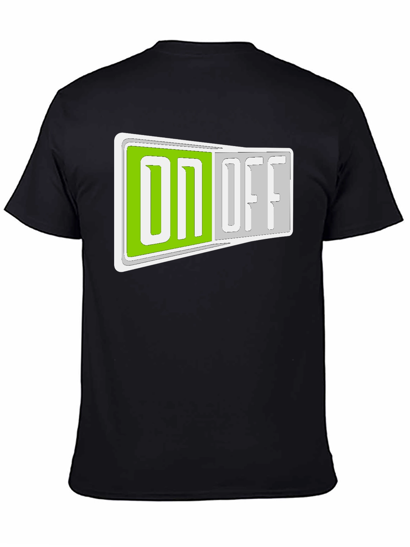 On/Off Toggle Graphic T-Shirt - Stylish Casual Wear