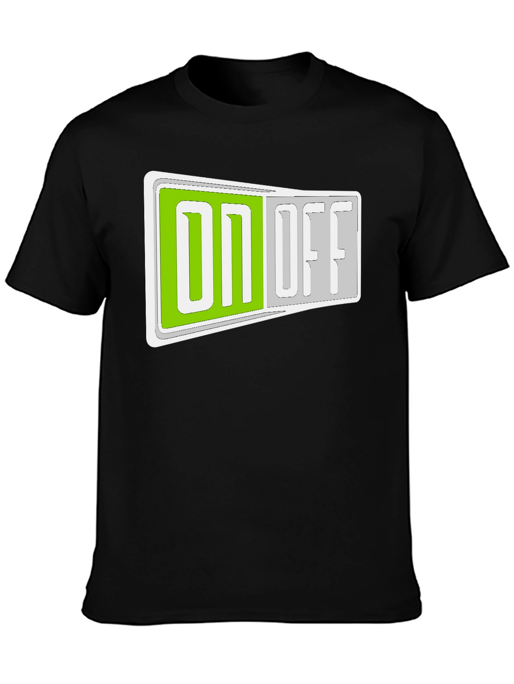 On/Off Toggle Graphic T-Shirt - Stylish Casual Wear