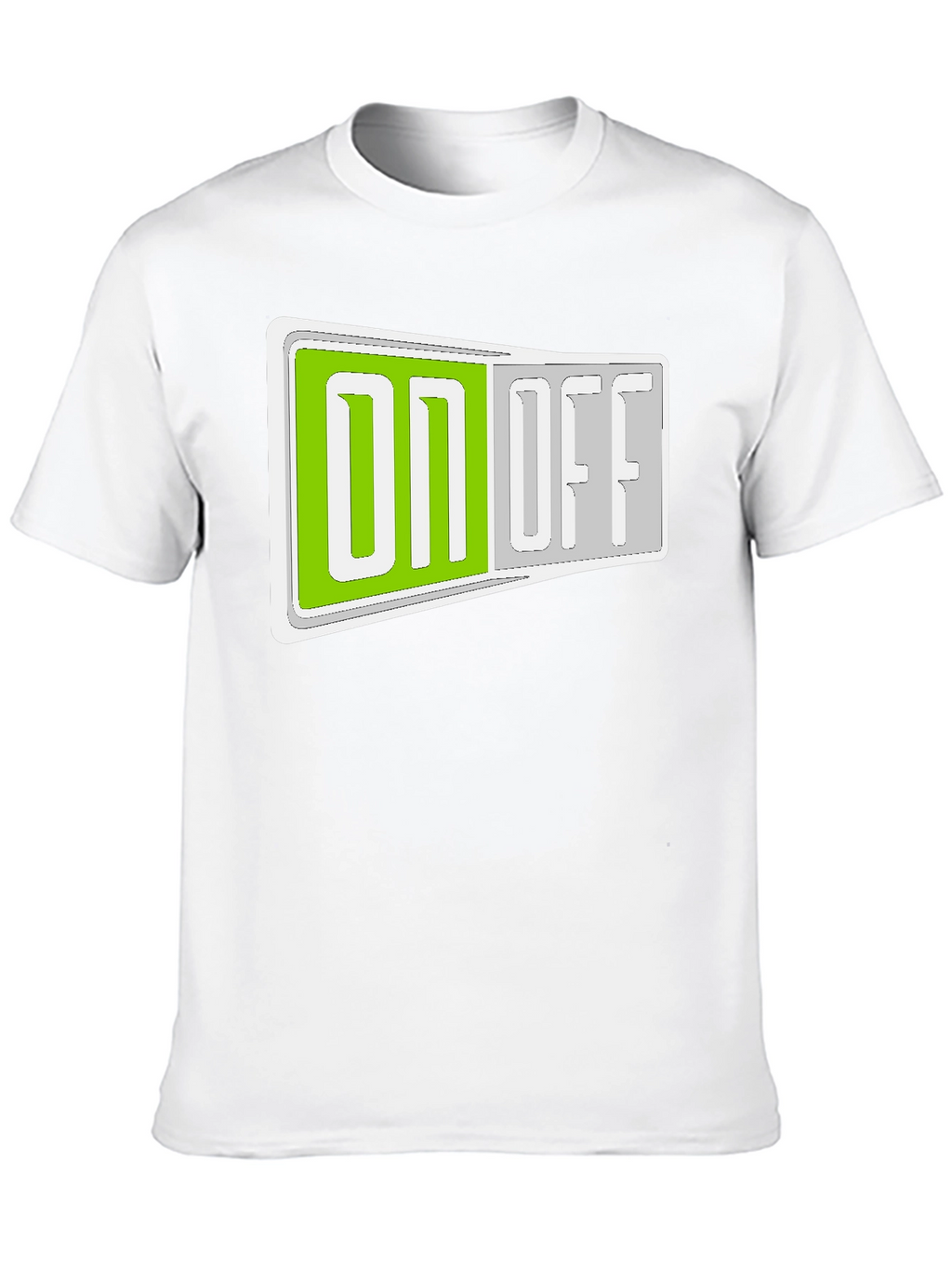 On/Off Toggle Graphic T-Shirt - Stylish Casual Wear