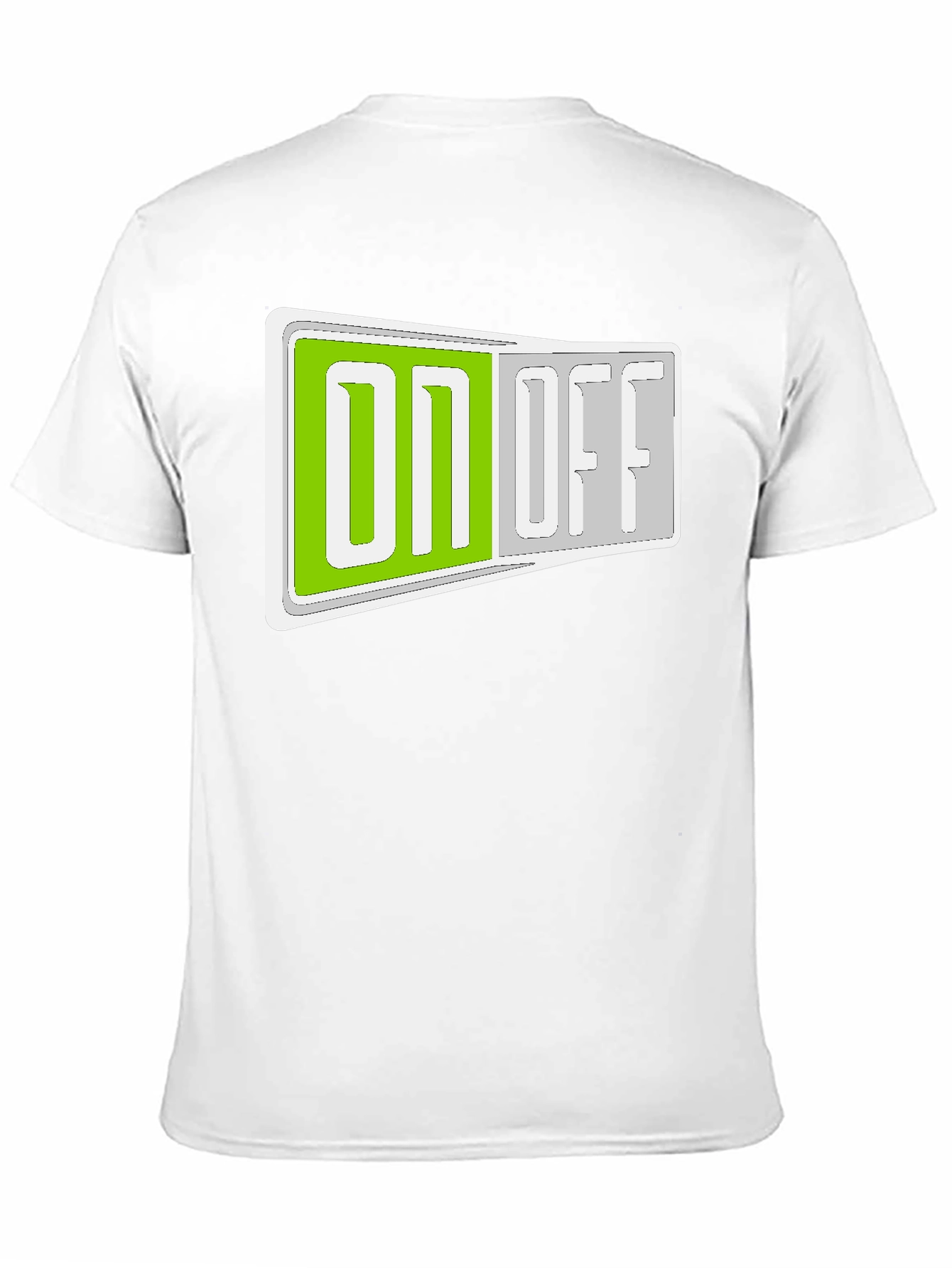 On/Off Toggle Graphic T-Shirt - Stylish Casual Wear