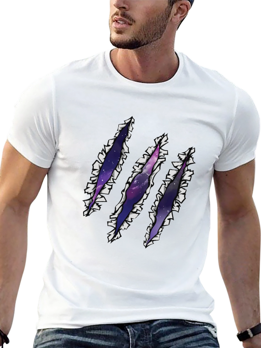 Galaxy Claw T-Shirt - Cosmic Style Tee