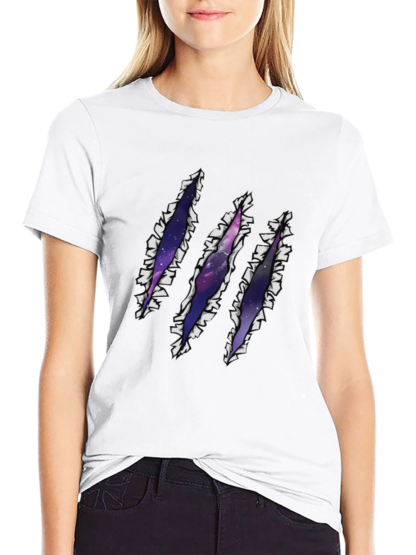 Galaxy Claw T-Shirt - Cosmic Style Tee