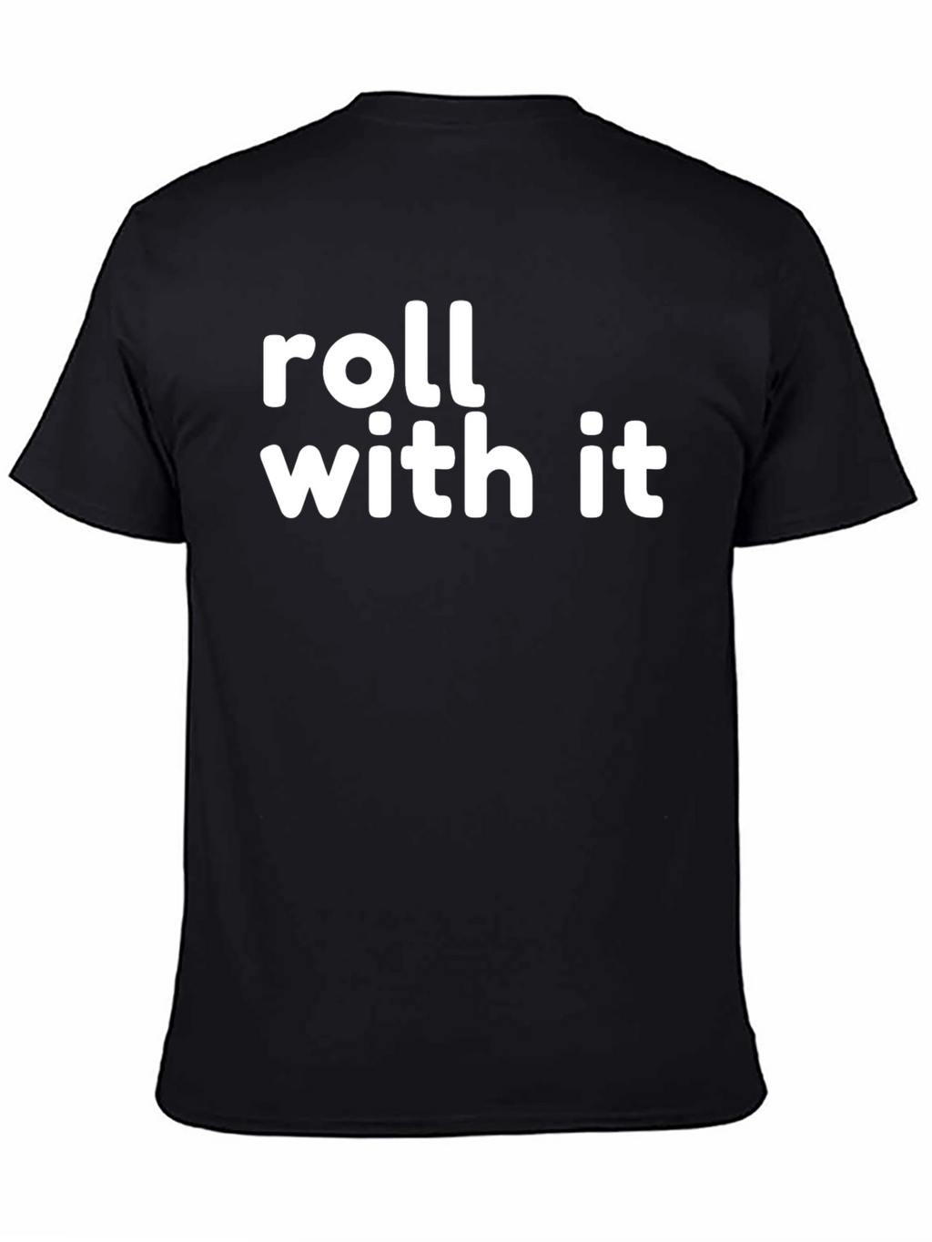 Roll With It Graphic Tee - Black