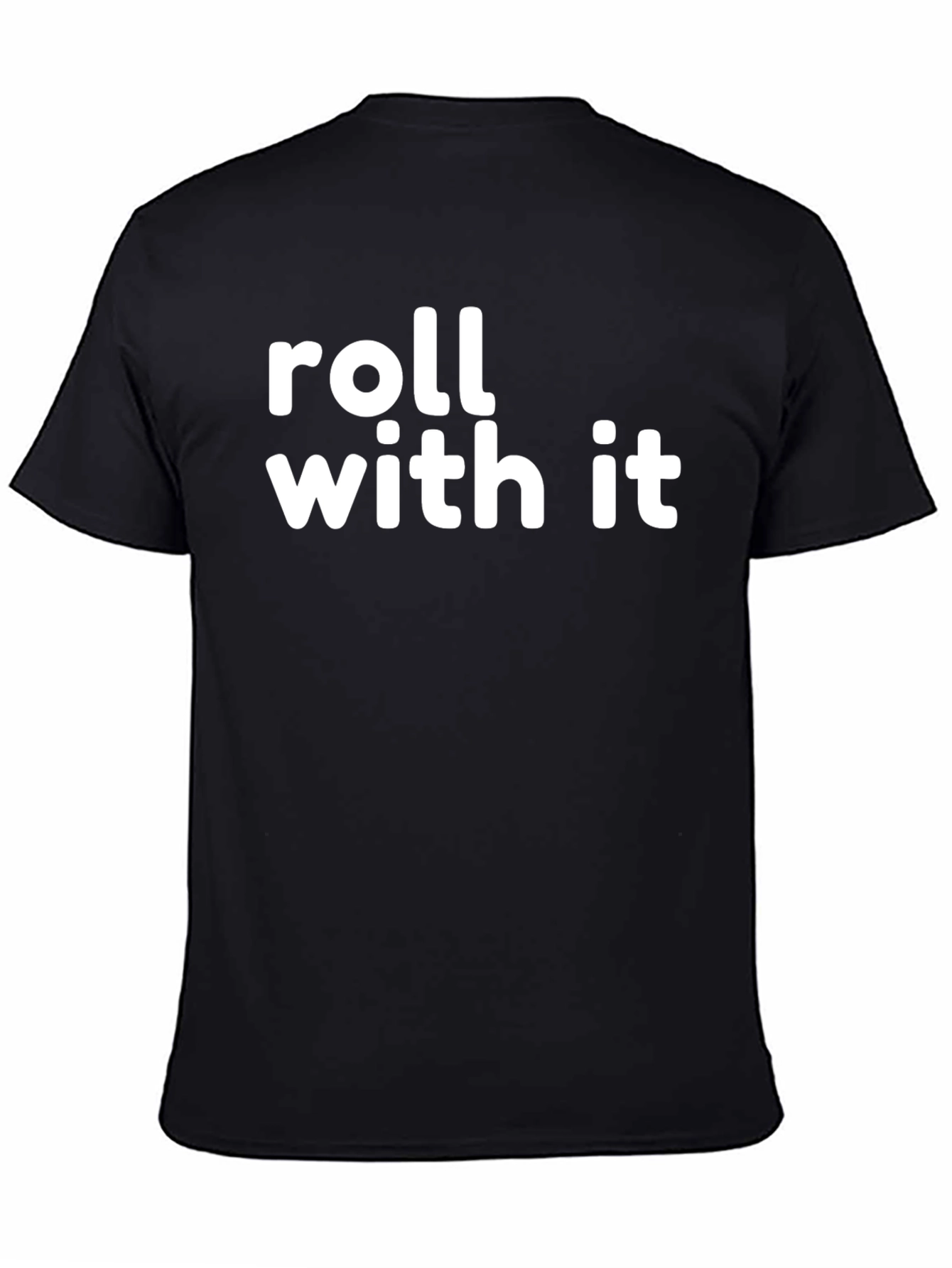 Roll With It Graphic Tee - Black