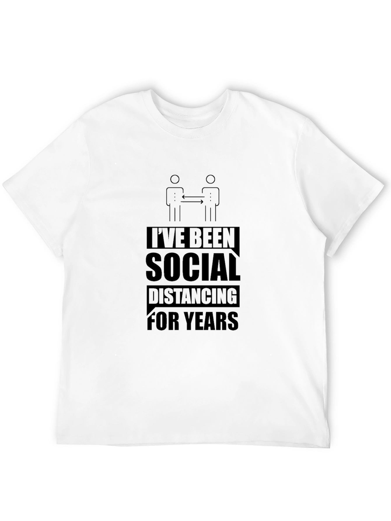 Social Distancing T-Shirt - Introvert Humor