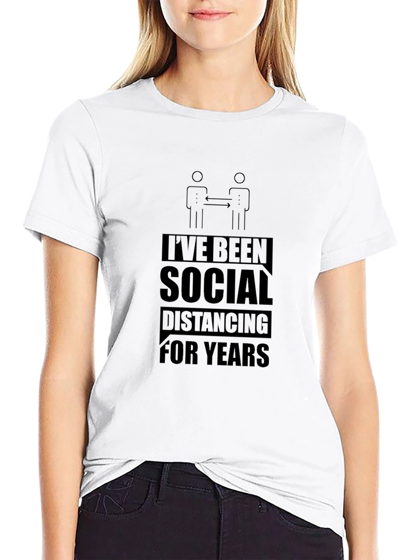 Social Distancing T-Shirt - Introvert Humor