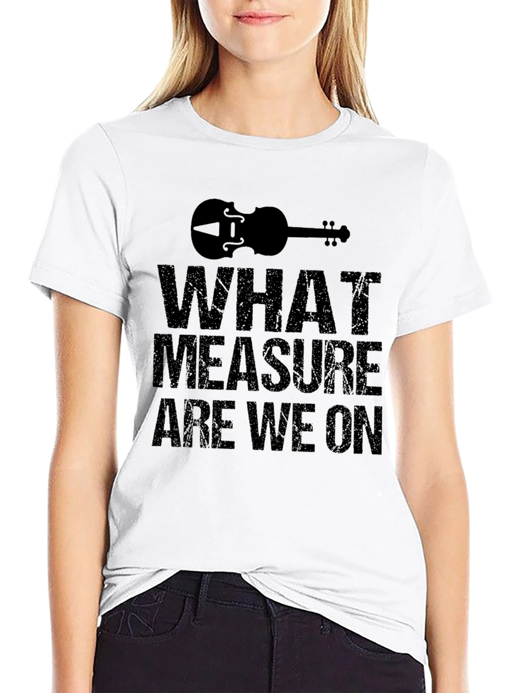 What Measure Are We On Black T-Shirt