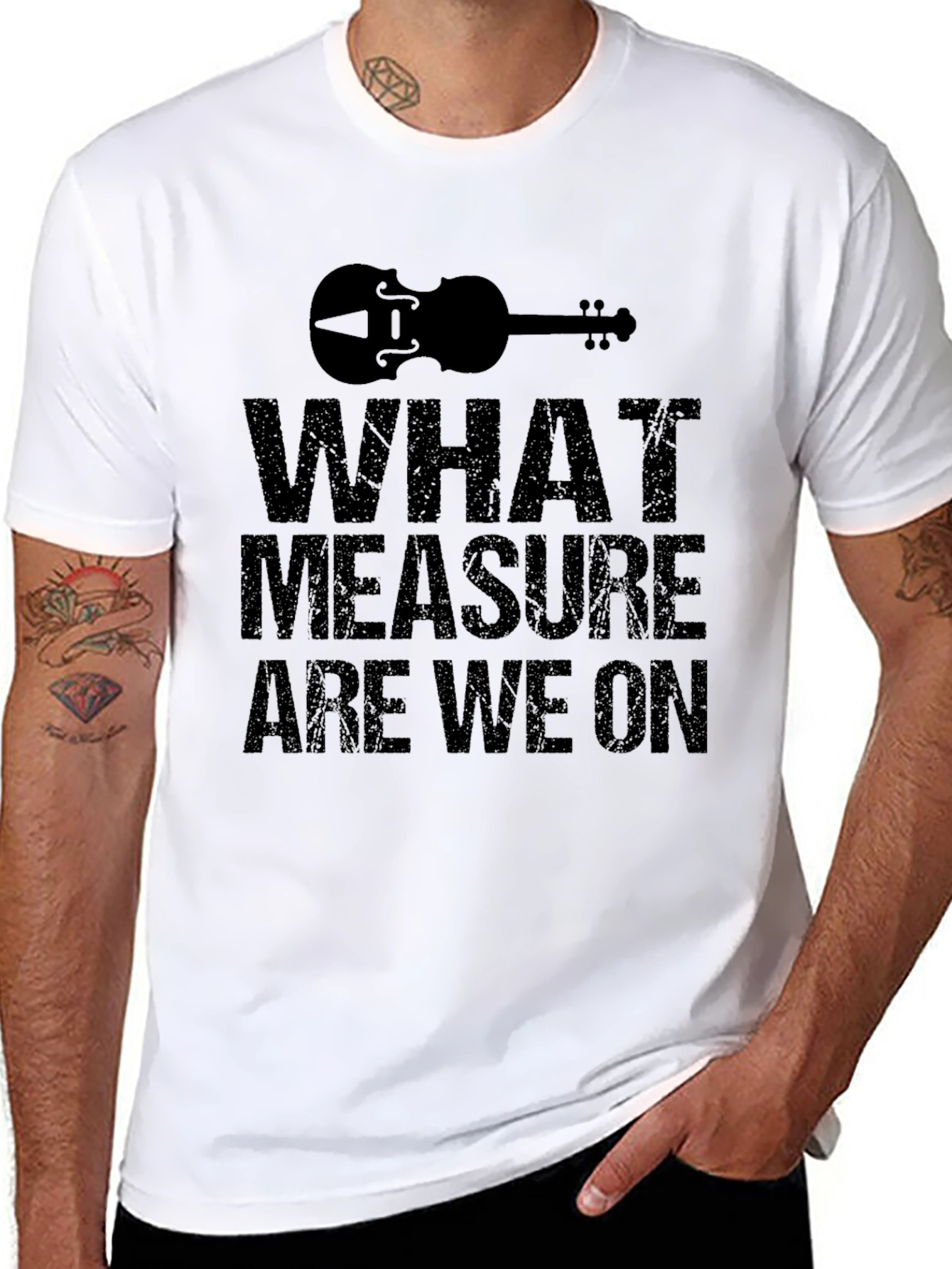 What Measure Are We On Black T-Shirt