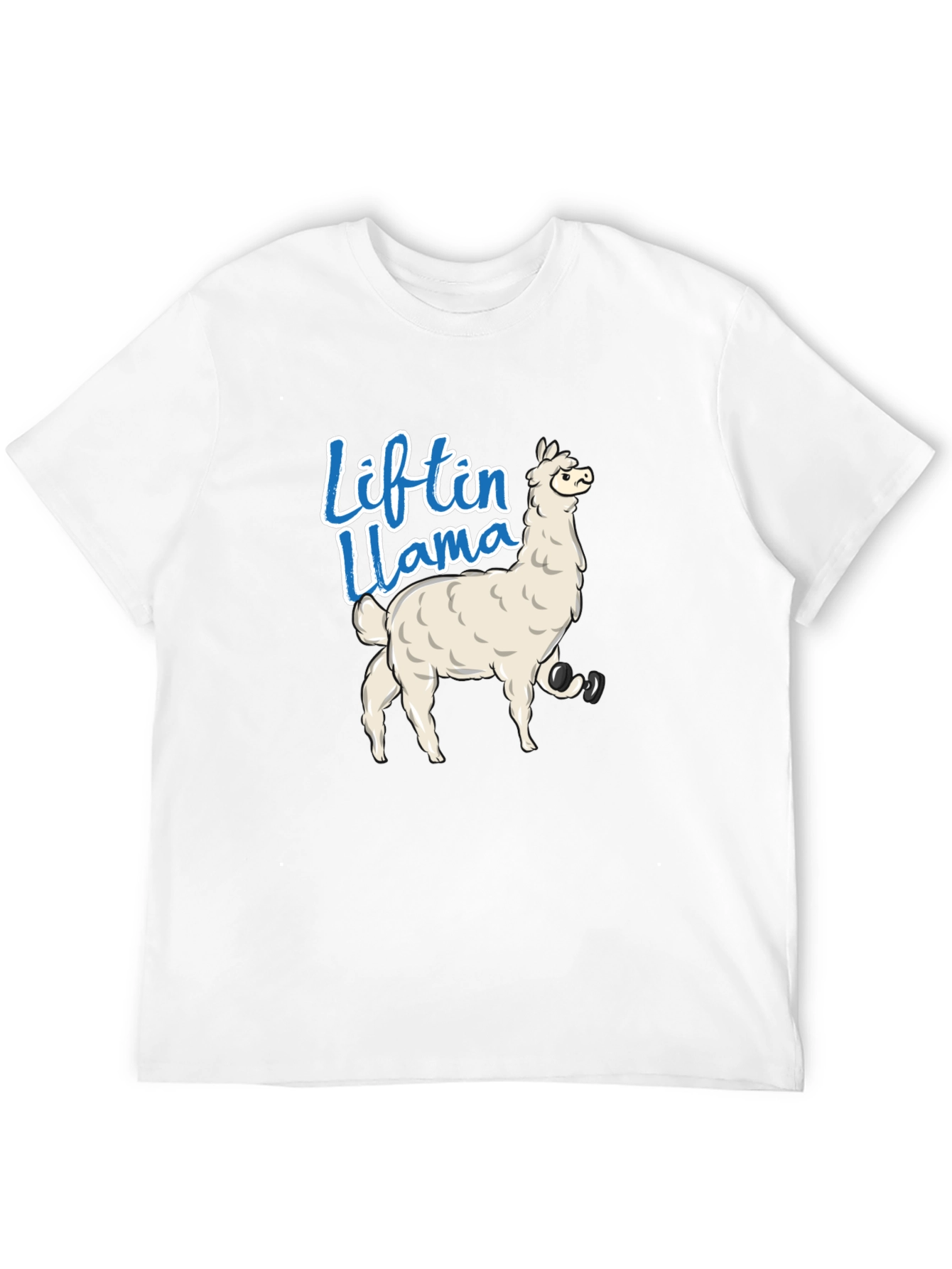 Liftin Llama Graphic T-Shirt