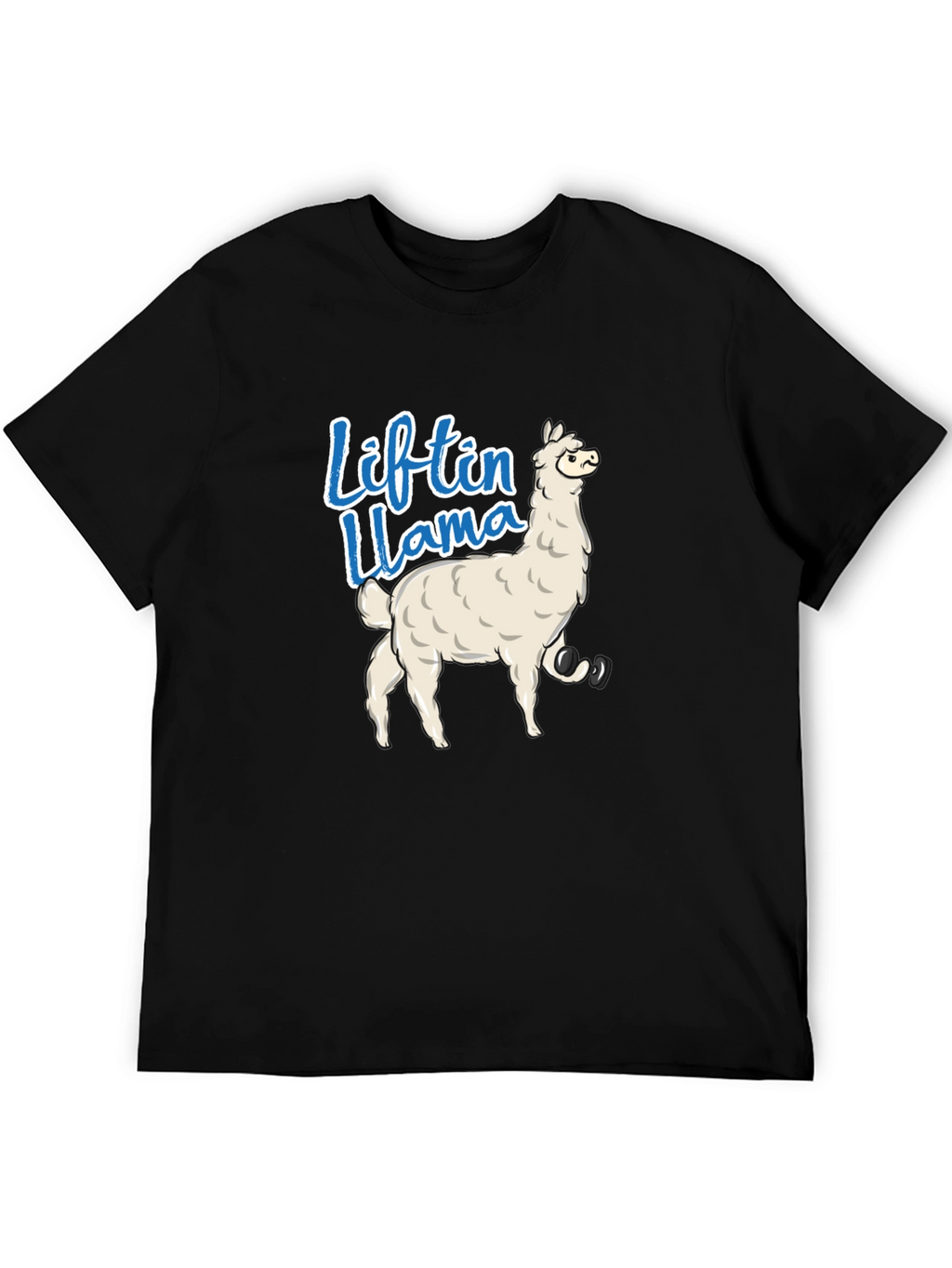 Liftin Llama Graphic T-Shirt