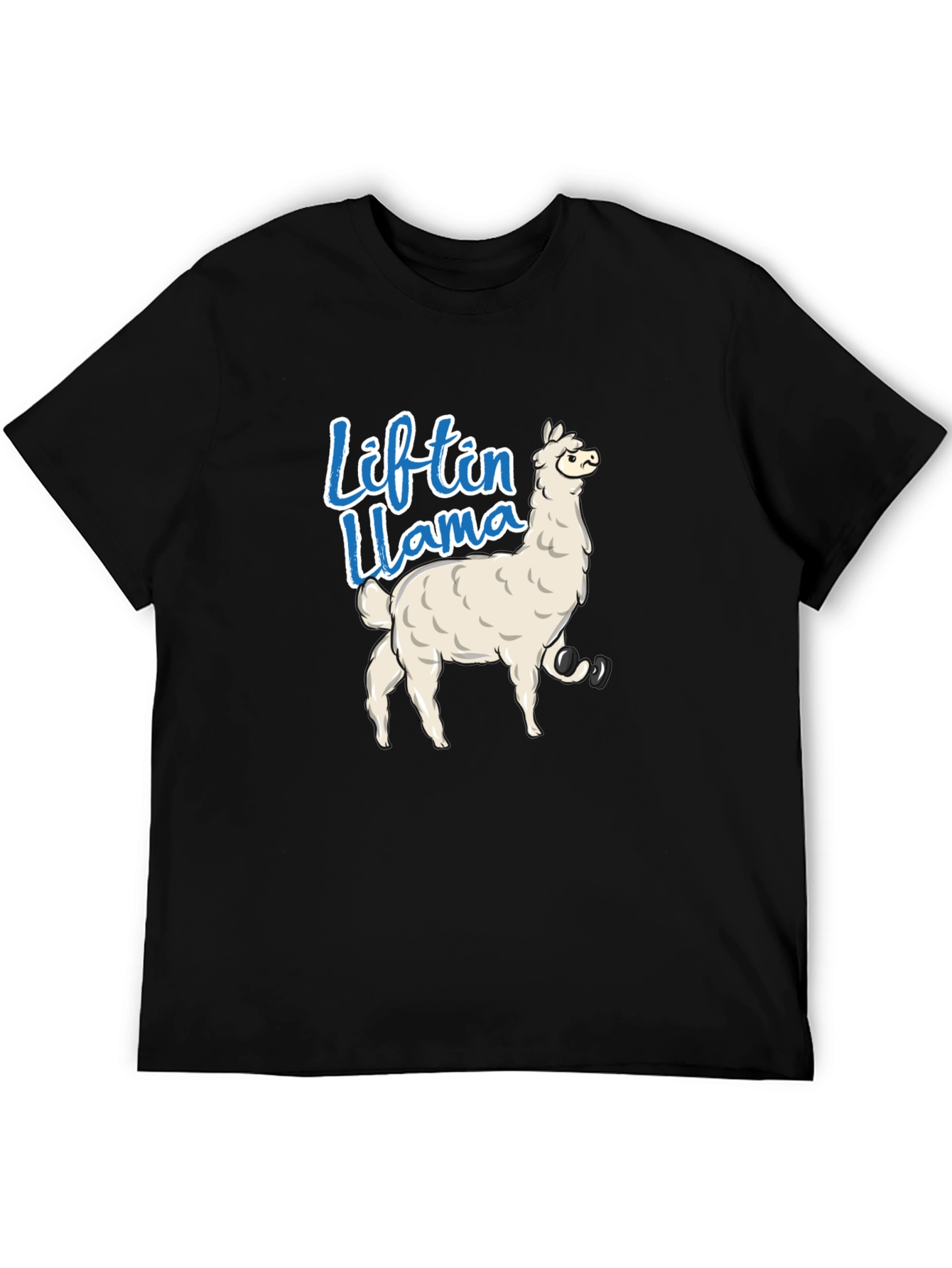 Liftin Llama Graphic T-Shirt