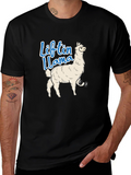 Liftin Llama Graphic T-Shirt