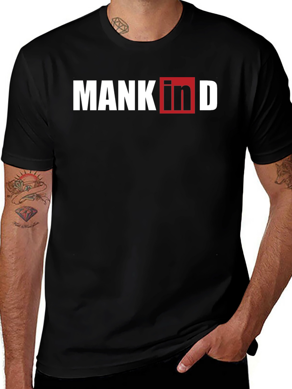 Mank In D Graphic Tee - Cool Casual Style