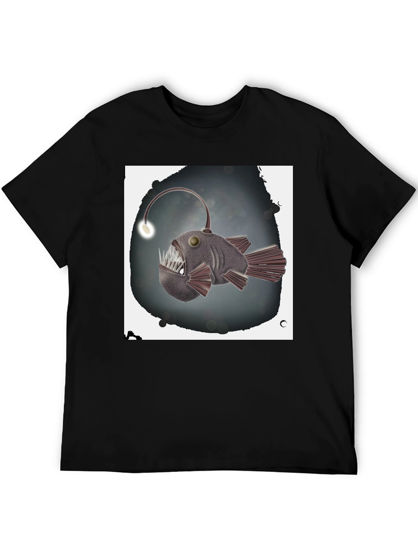 Anglerfish Graphic Tee - Unique Sea Creature Design