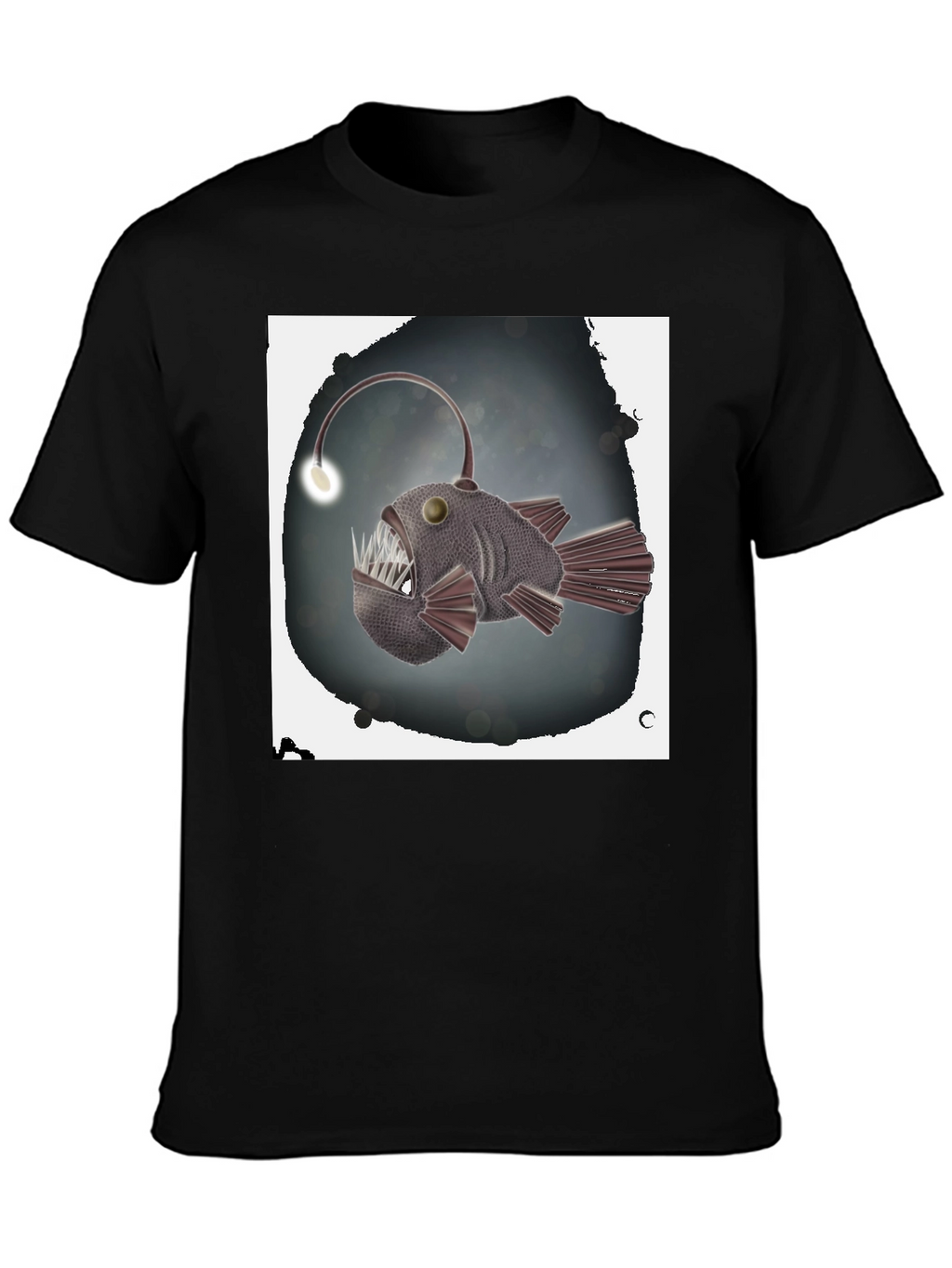 Anglerfish Graphic Tee - Unique Sea Creature Design