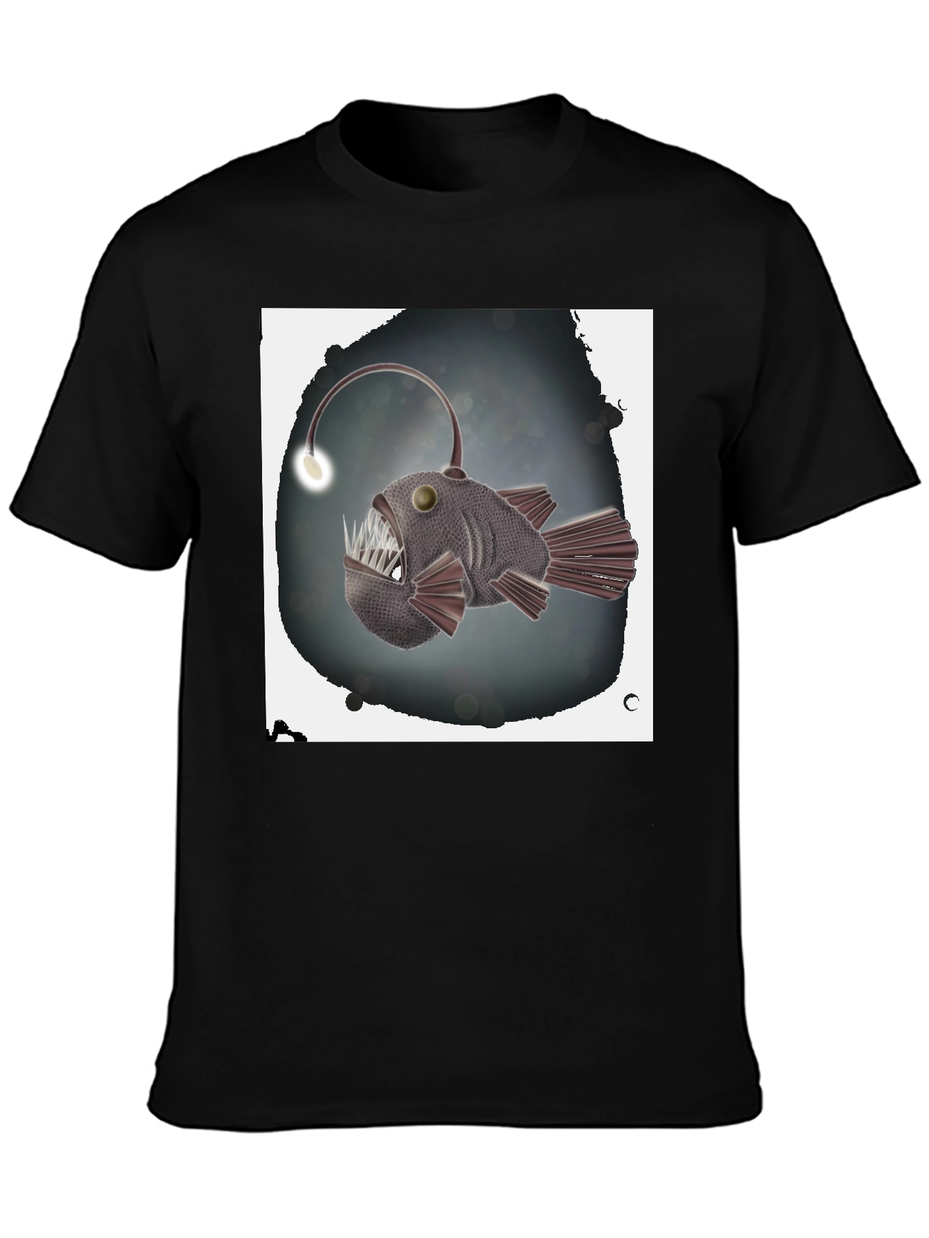Anglerfish Graphic Tee - Unique Sea Creature Design
