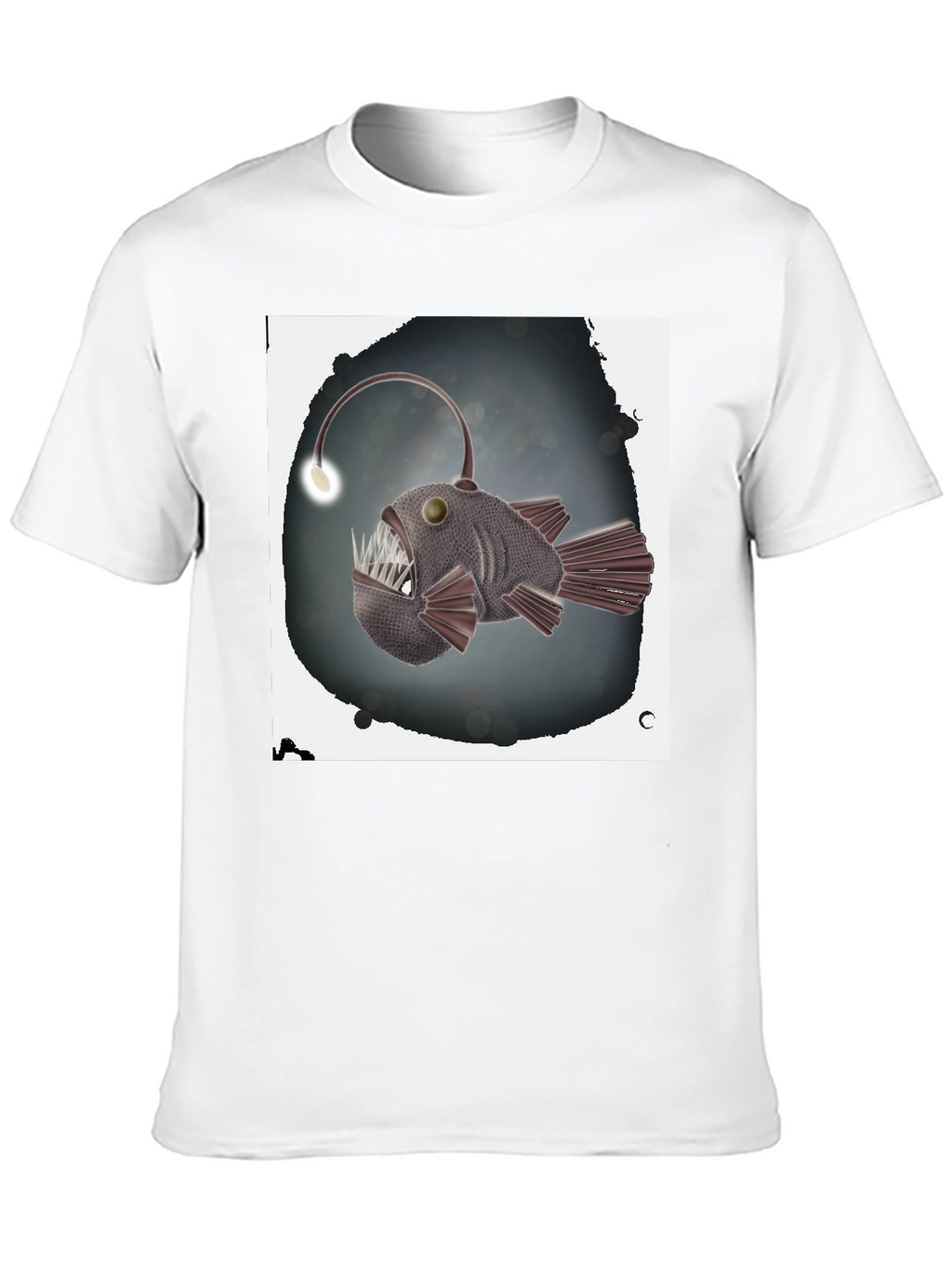 Anglerfish Graphic Tee - Unique Sea Creature Design