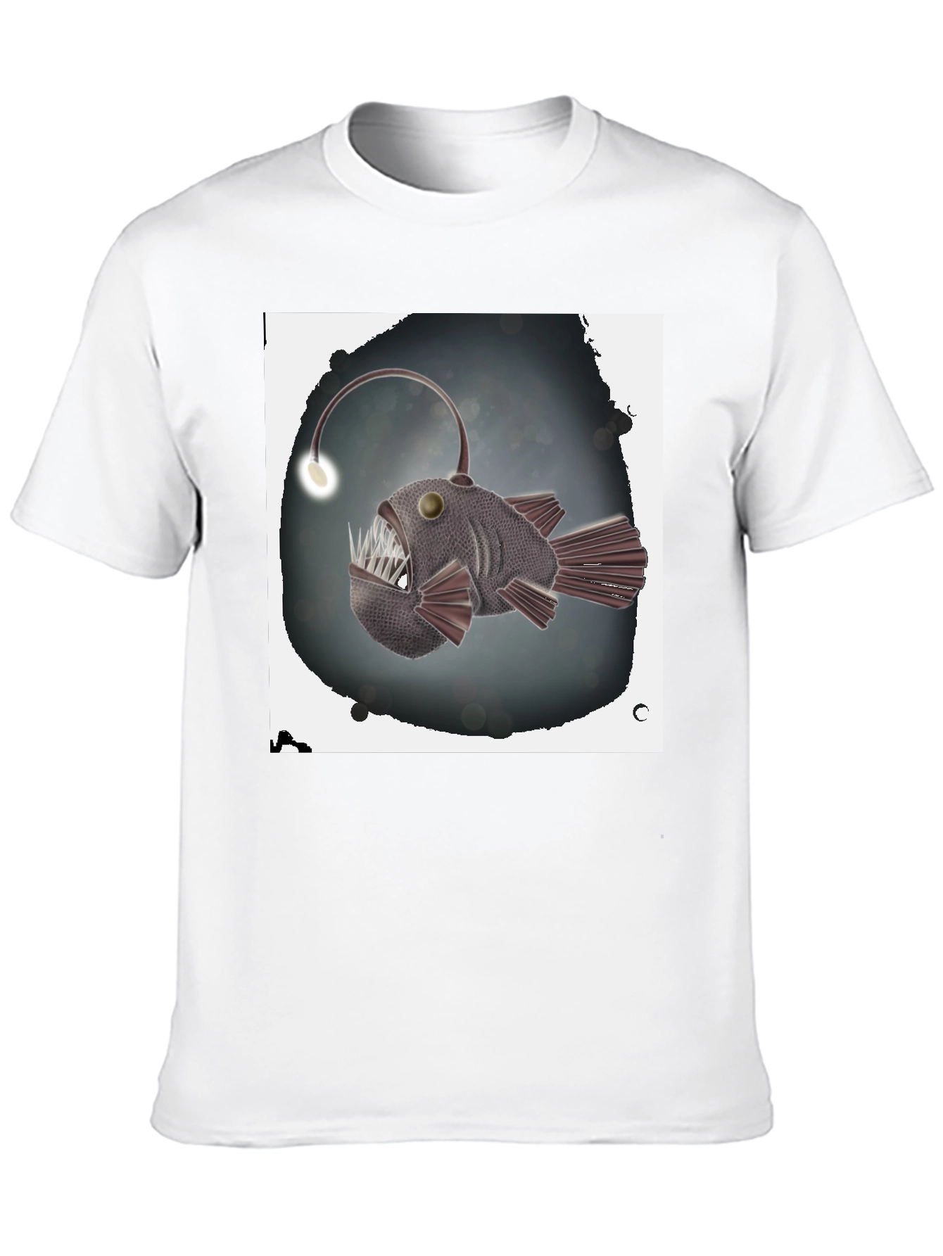 Anglerfish Graphic Tee - Unique Sea Creature Design