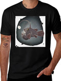 Anglerfish Graphic Tee - Unique Sea Creature Design