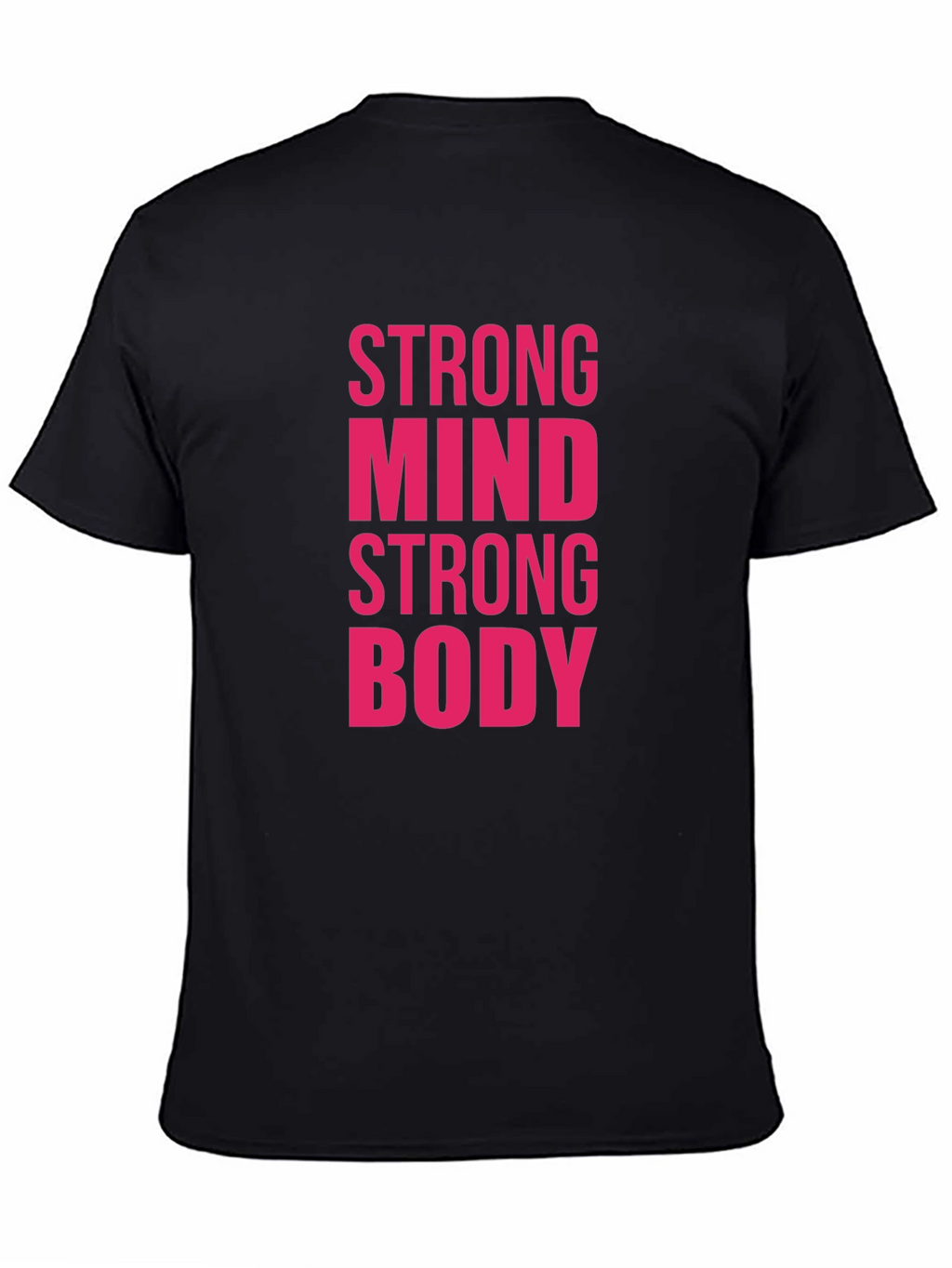 Strong Mind Strong Body Graphic Tee - Black