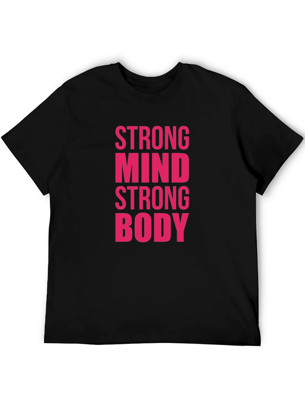 Strong Mind Strong Body Graphic Tee - Black