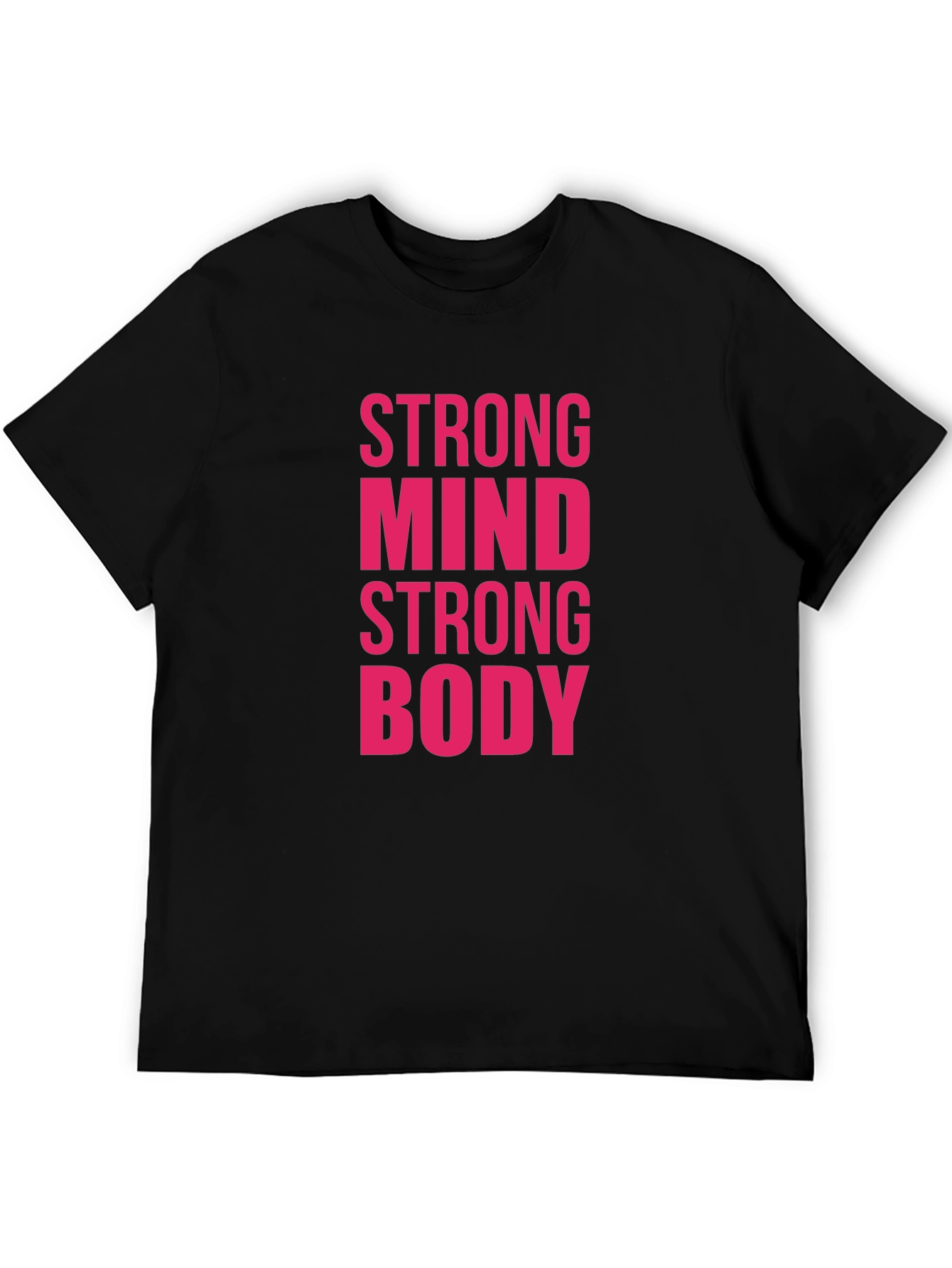 Strong Mind Strong Body Graphic Tee - Black