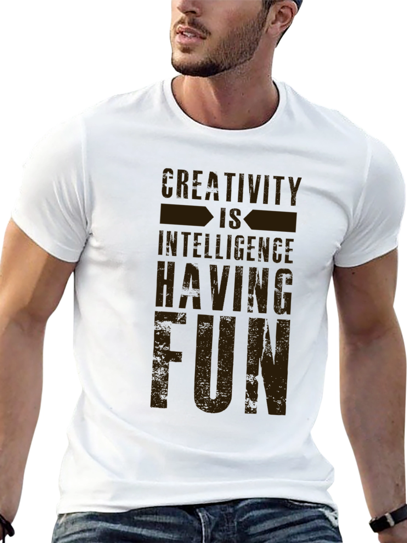 Creativity is Intelligence Having Fun Graphic Tee