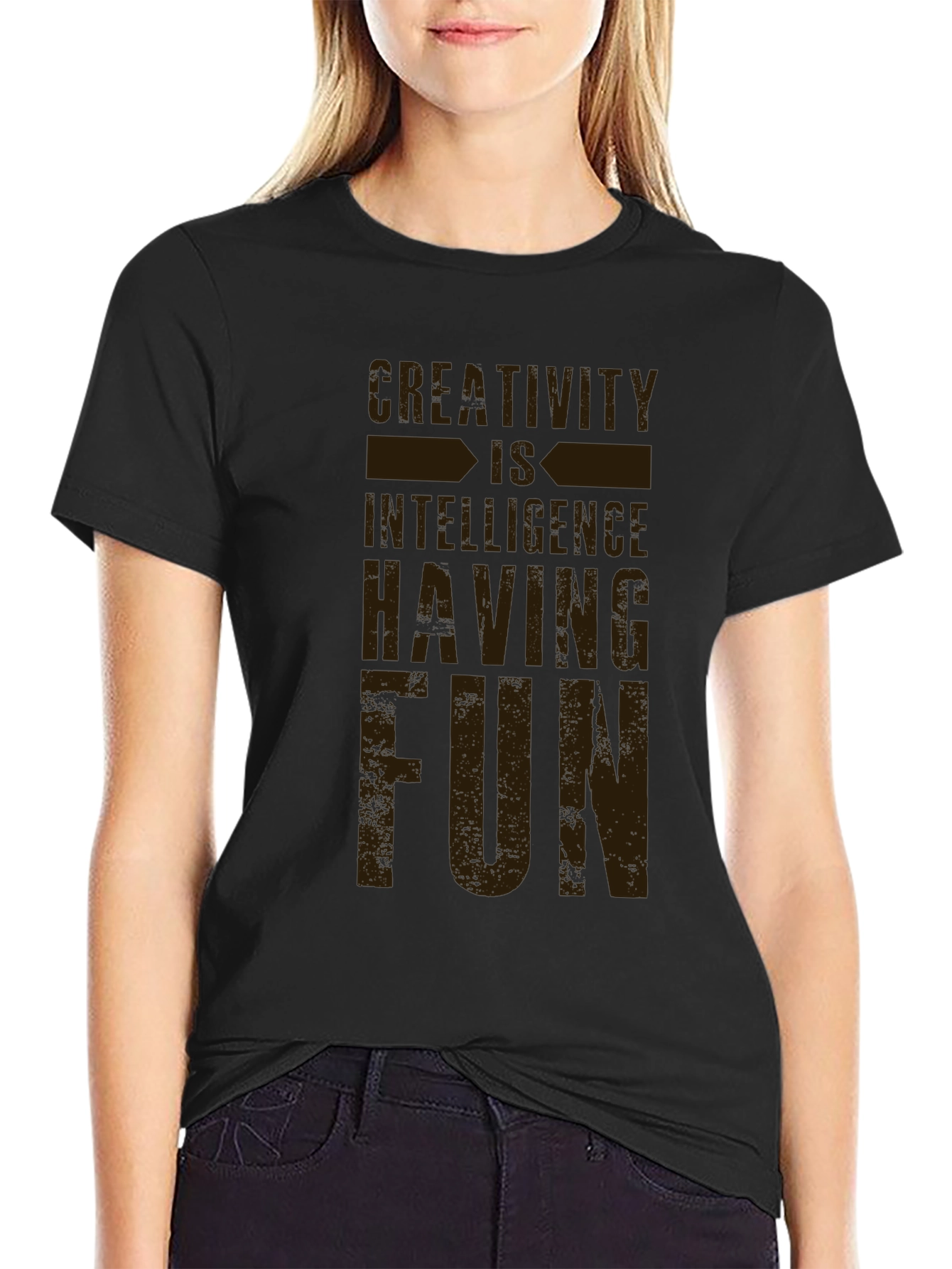 Creativity is Intelligence Having Fun Graphic Tee