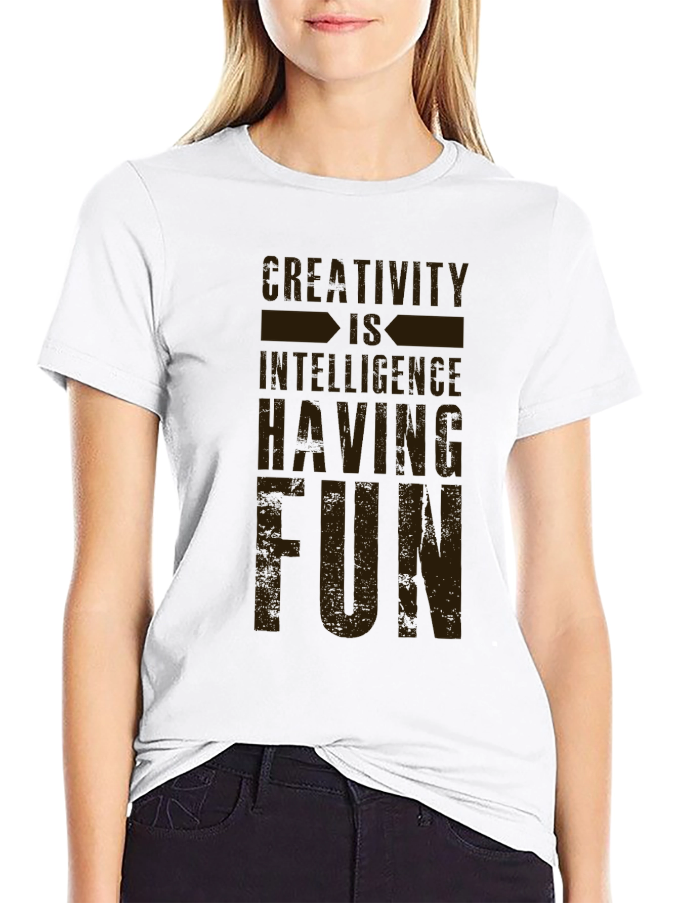 Creativity is Intelligence Having Fun Graphic Tee