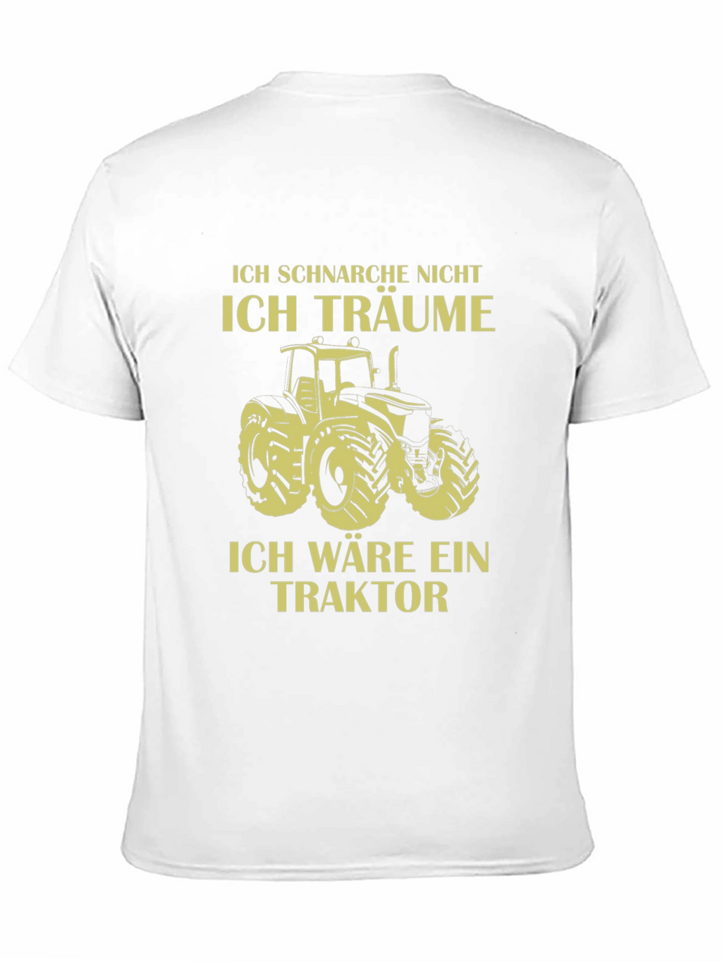 Ich Träume Tractor Graphic T-Shirt - Black
