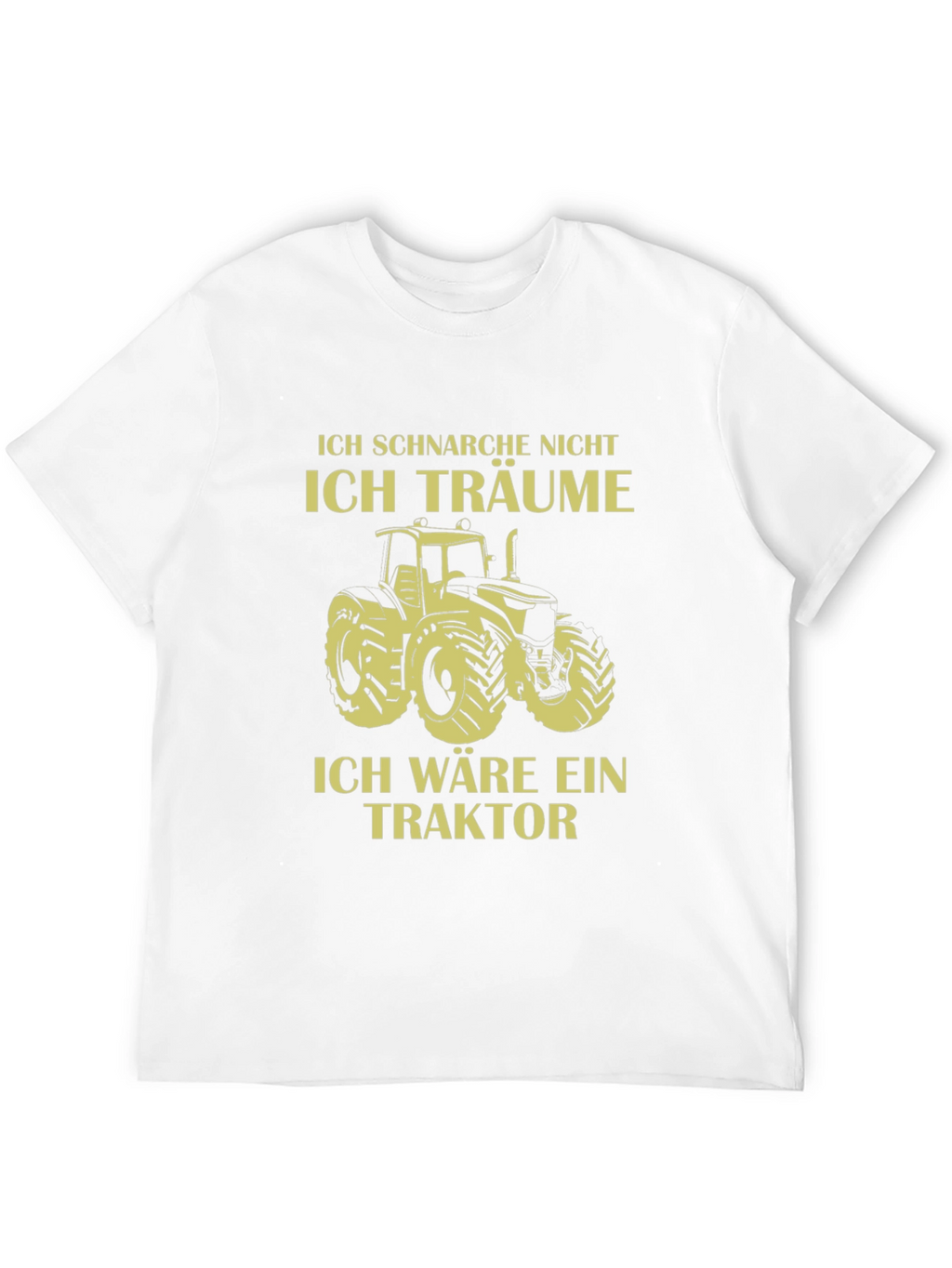 Ich Träume Tractor Graphic T-Shirt - Black